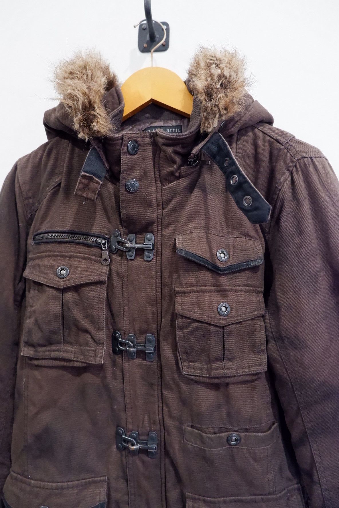 In The Attic Faux Fur In The Attic Multipocket Parka Jacket Size US M / EU 48-50 / 2 - 7 Thumbnail