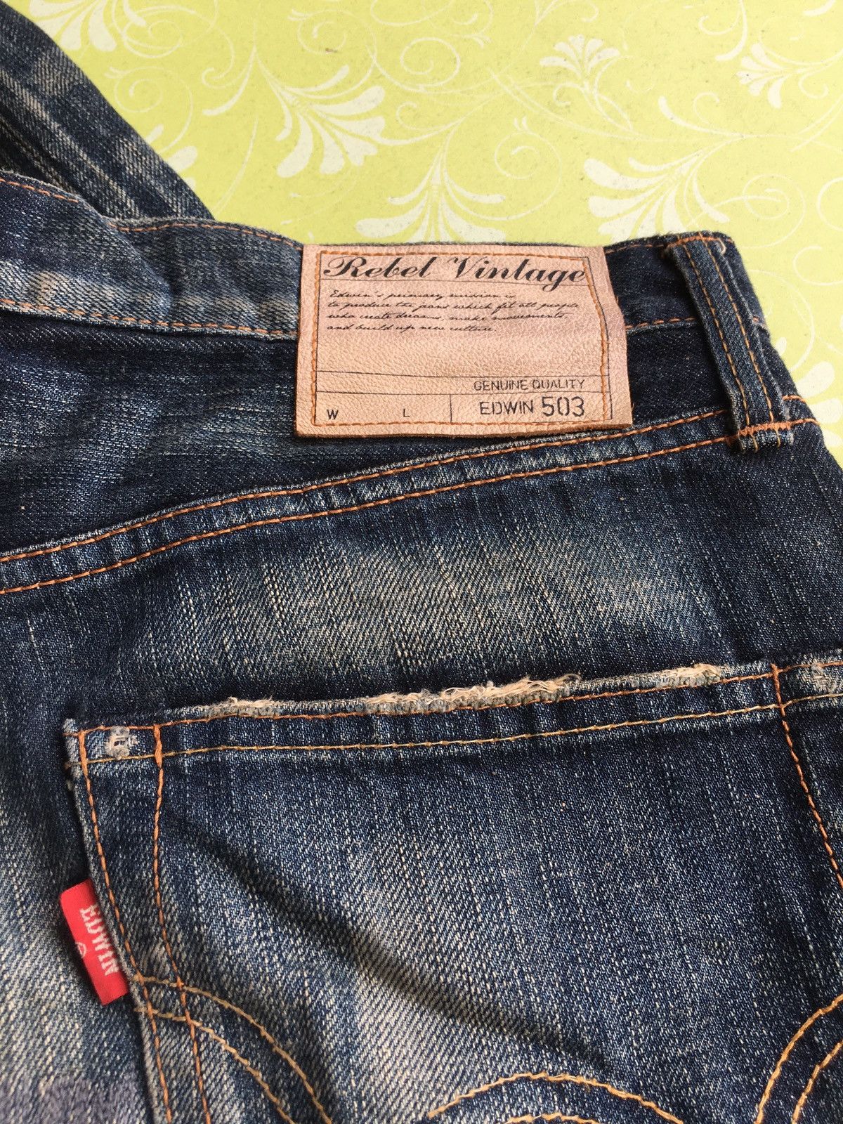 Edwin × Japanese Brand Edwin 503 Size US 33 - 14 Thumbnail