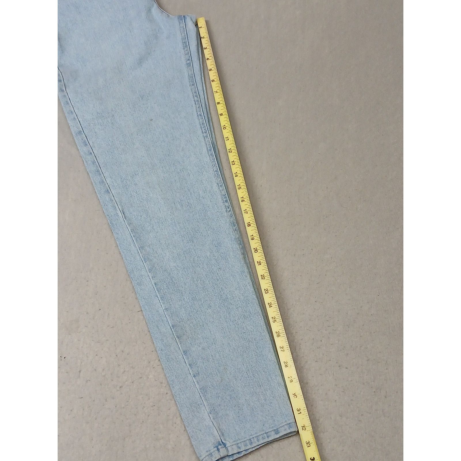 Lee Lee (8L) Vintage Tapered Leg Light Denim Jeans Size 30" / US 8 / IT 44 - 4 Thumbnail