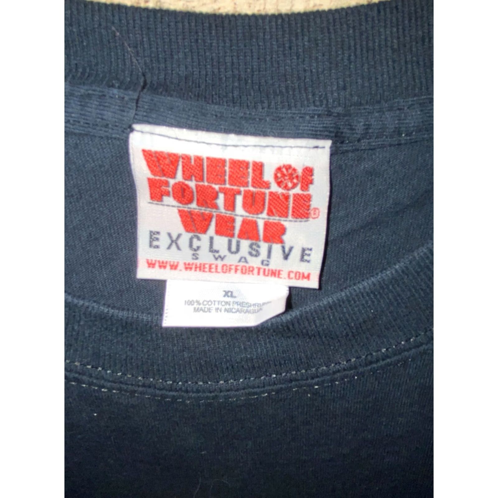 Vintage VINTAGE Wheel Of Fortune Charleston Sc Black XL Shirt Size US XL / EU 56 / 4 - 3 Thumbnail