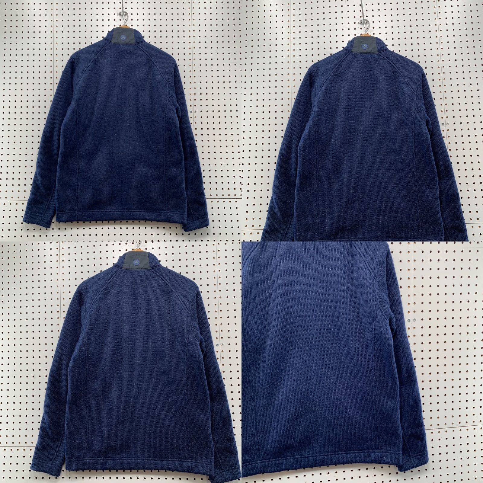 Marmot Marmot Wool Knit Zip Jacket Mens M Navy Blue Casual Bomber Jacket Size US M / EU 48-50 / 2 - 10 Thumbnail