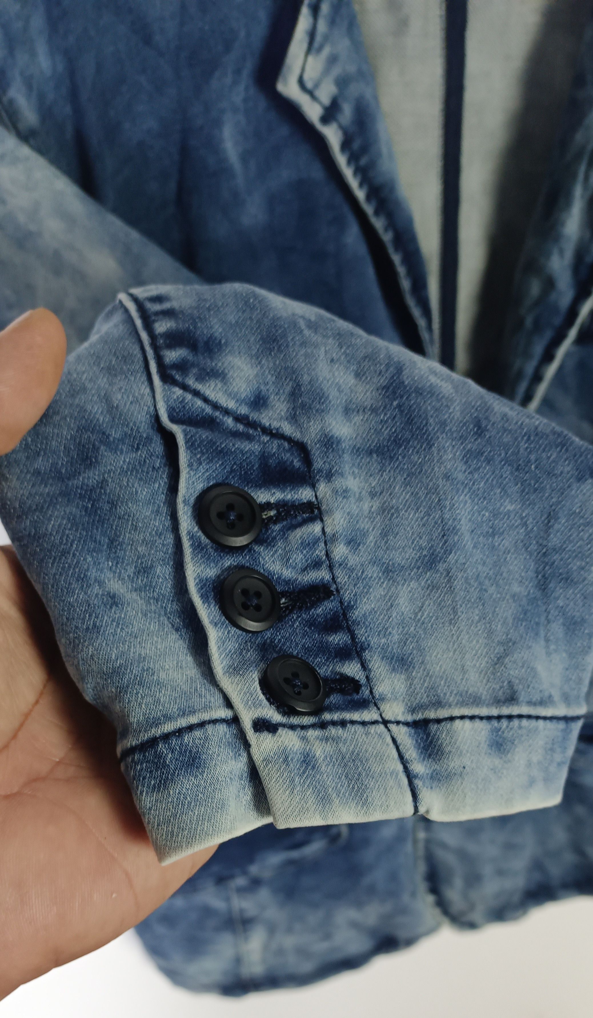 semanticdesign Semantic Design 3/4 Sleeve Denim Jacket Size US L / EU 52-54 / 3 - 6 Thumbnail