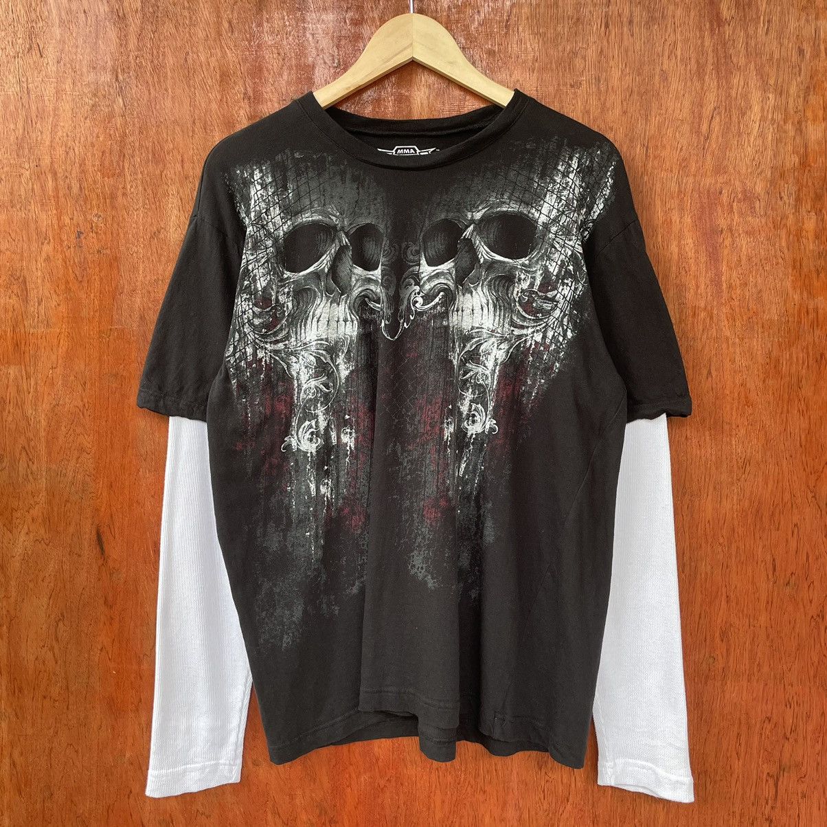 Affliction Vintage Y2K MMA Elite Affliction Tee Shirt Size US XL / EU 56 / 4 - 1 Thumbnail