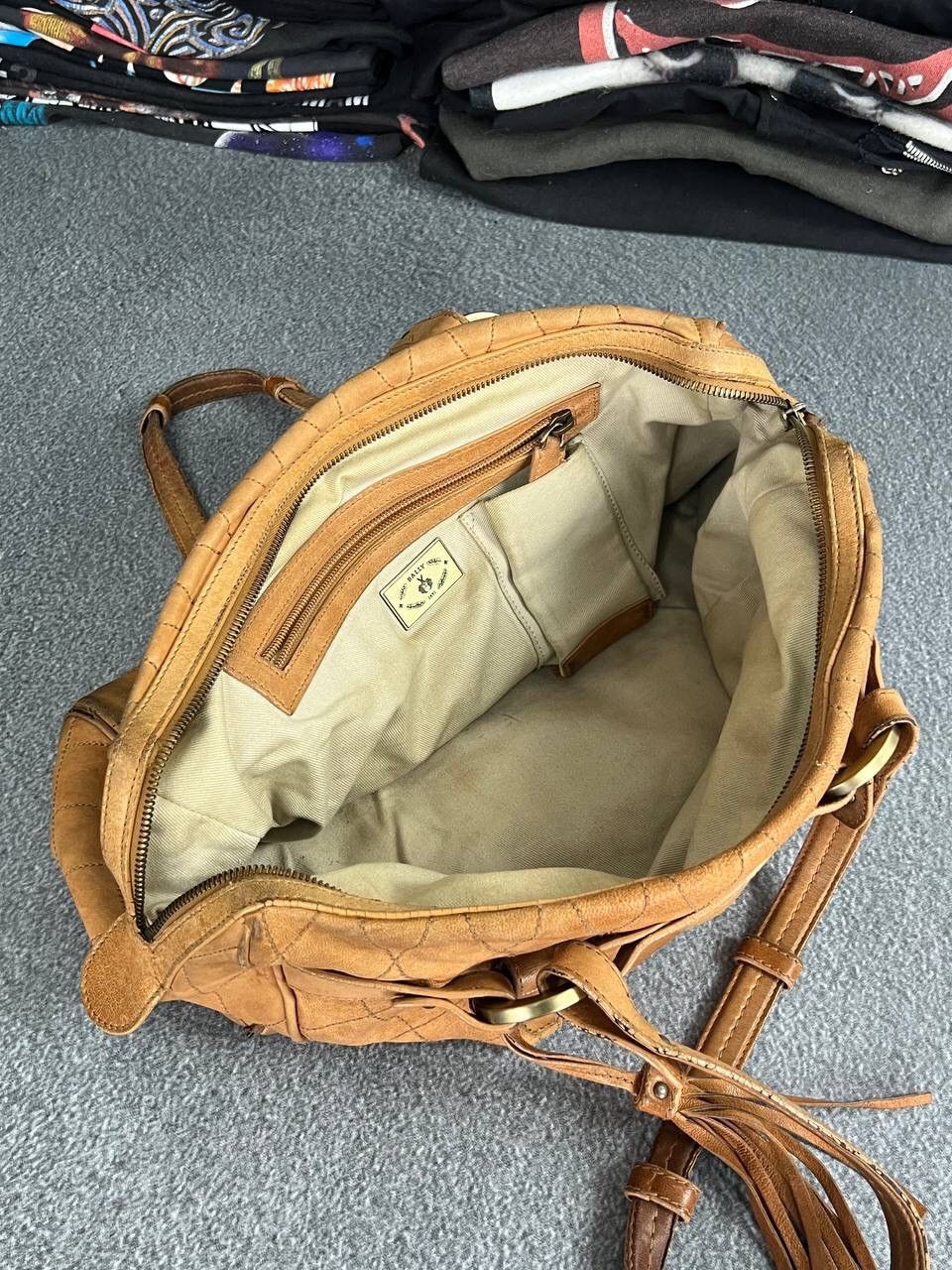 Bally Bally Vintage 90's Luxury Leather Retro Handle Bag Size ONE SIZE - 10 Thumbnail