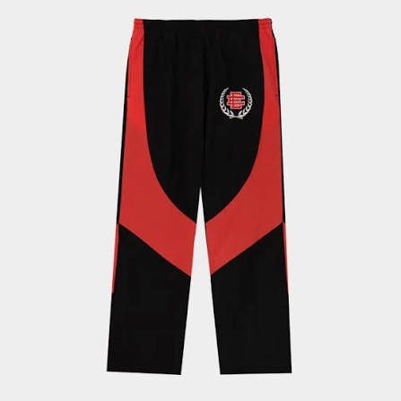 Eric Emanuel Eric Emanuel EE black & red flight track pants large Size US 32 / EU 48 - 1 Thumbnail