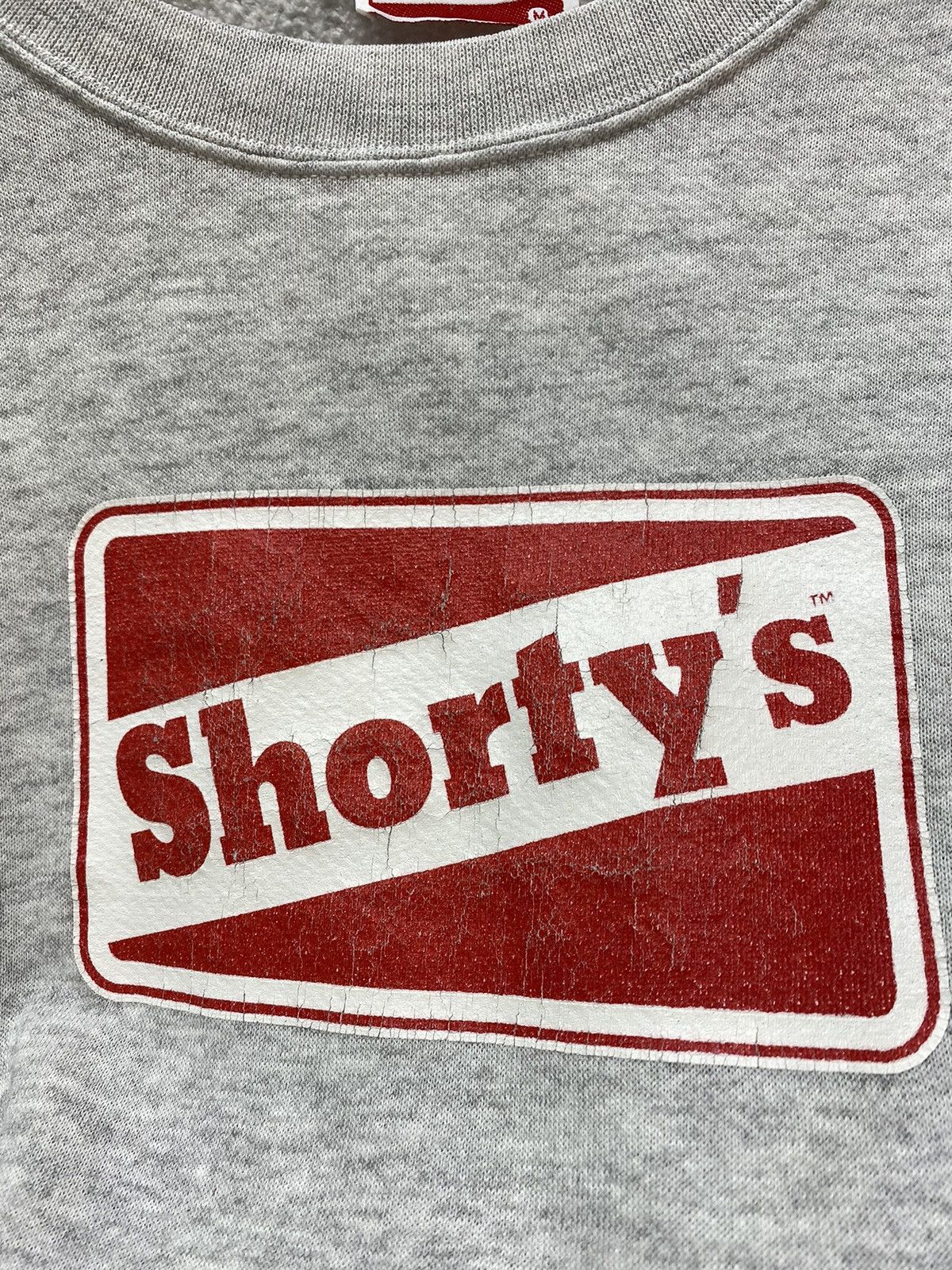 Shorty's Skateboards × Vintage Vintage 90s Shorty’s Skateboarding Box Logo Sweatshirt Size US M / EU 48-50 / 2 - 17 Thumbnail