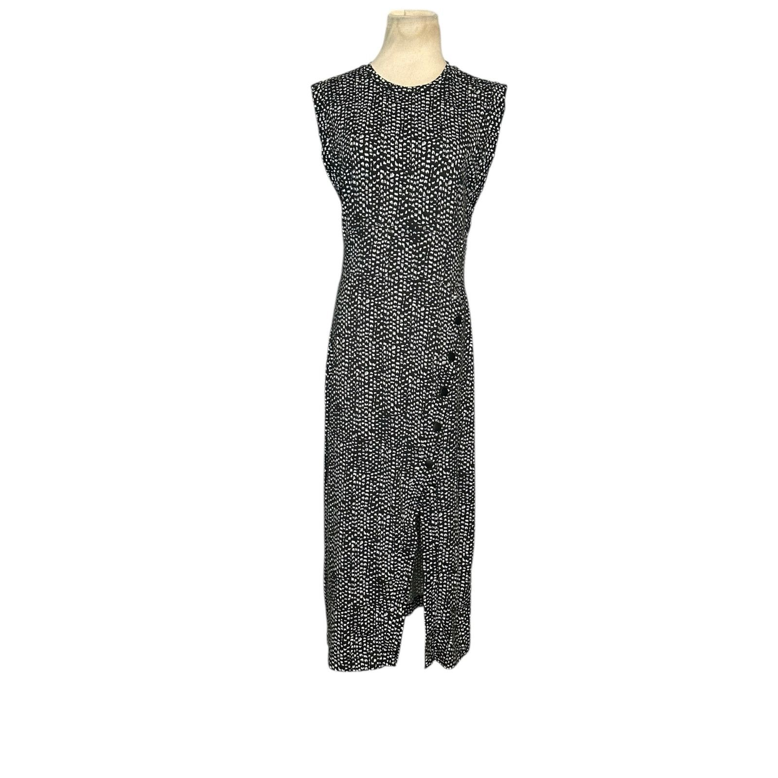 Anthropologie Grey State Chiara Short Sleeves Midi Dress size Medium Size M / US 6-8 / IT 42-44 - 10 Thumbnail