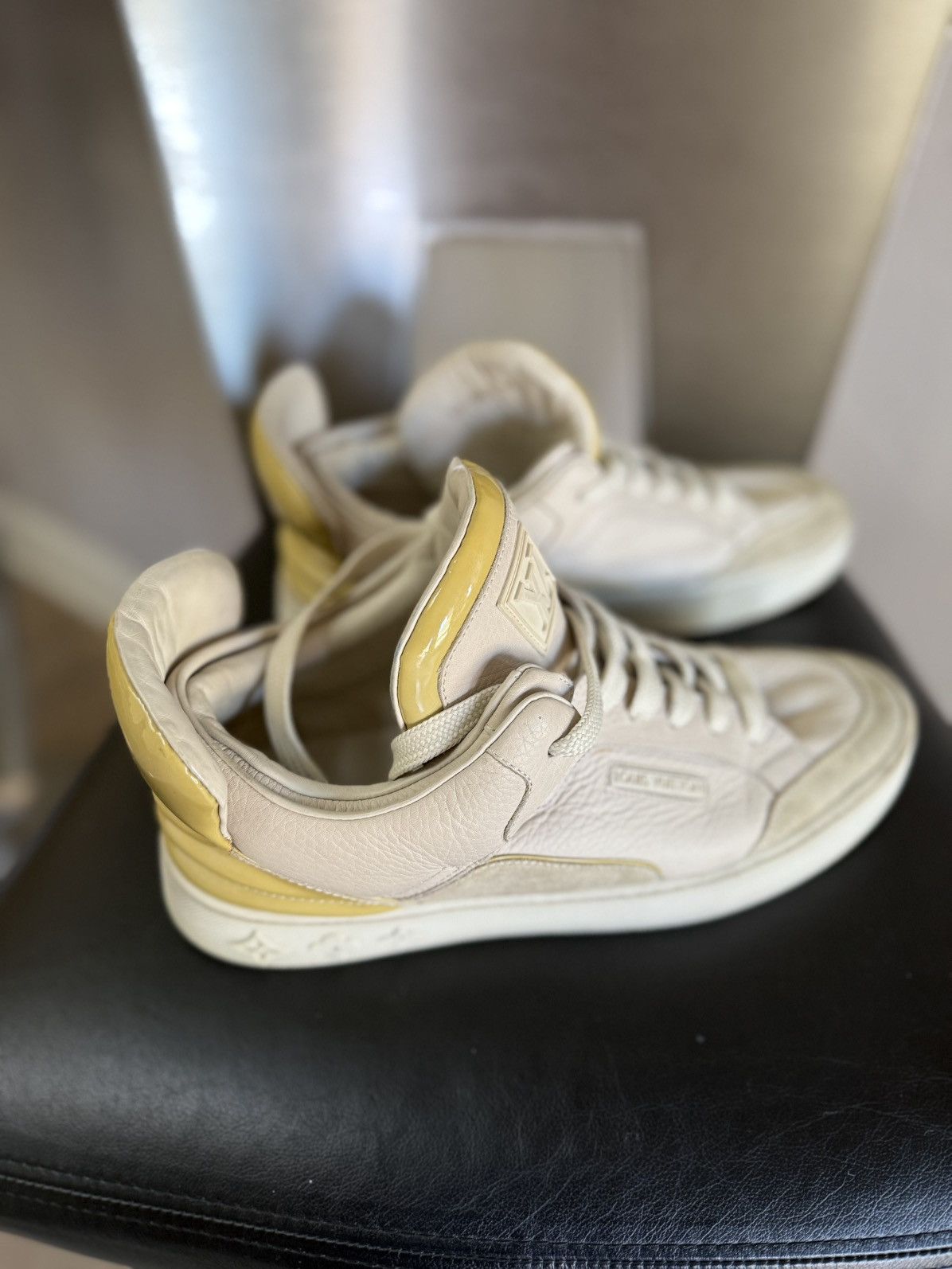 Louis Vuitton Kanye West x Louis Vuitton Don Cream 6.5 Size US 6.5 / EU 39-40 - 7 Thumbnail
