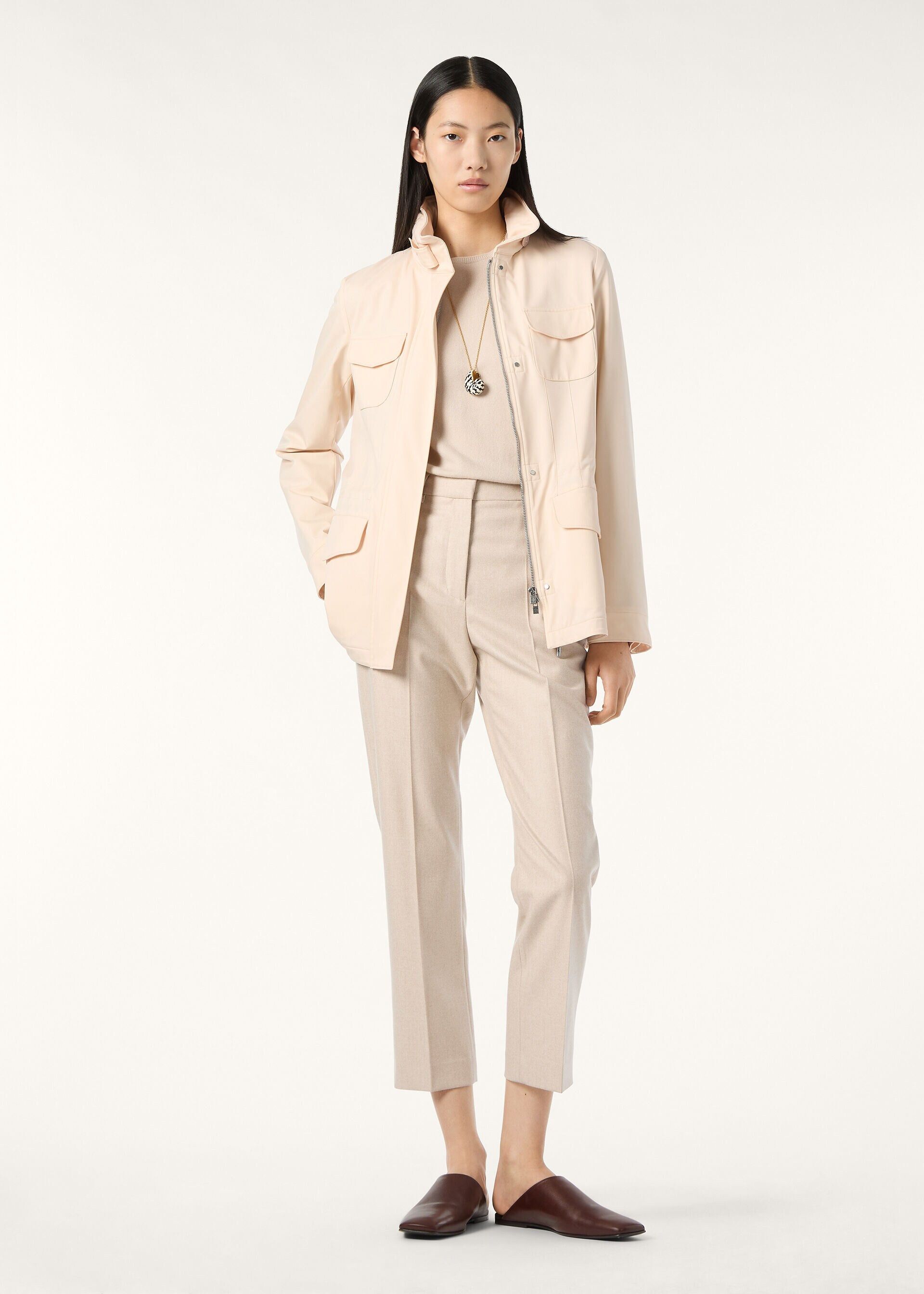 Loro Piana os11x0426 FAP9758 Traveller Field Jacket in Vulcanic Rose Size L / US 10 / IT 46 - 3 Thumbnail