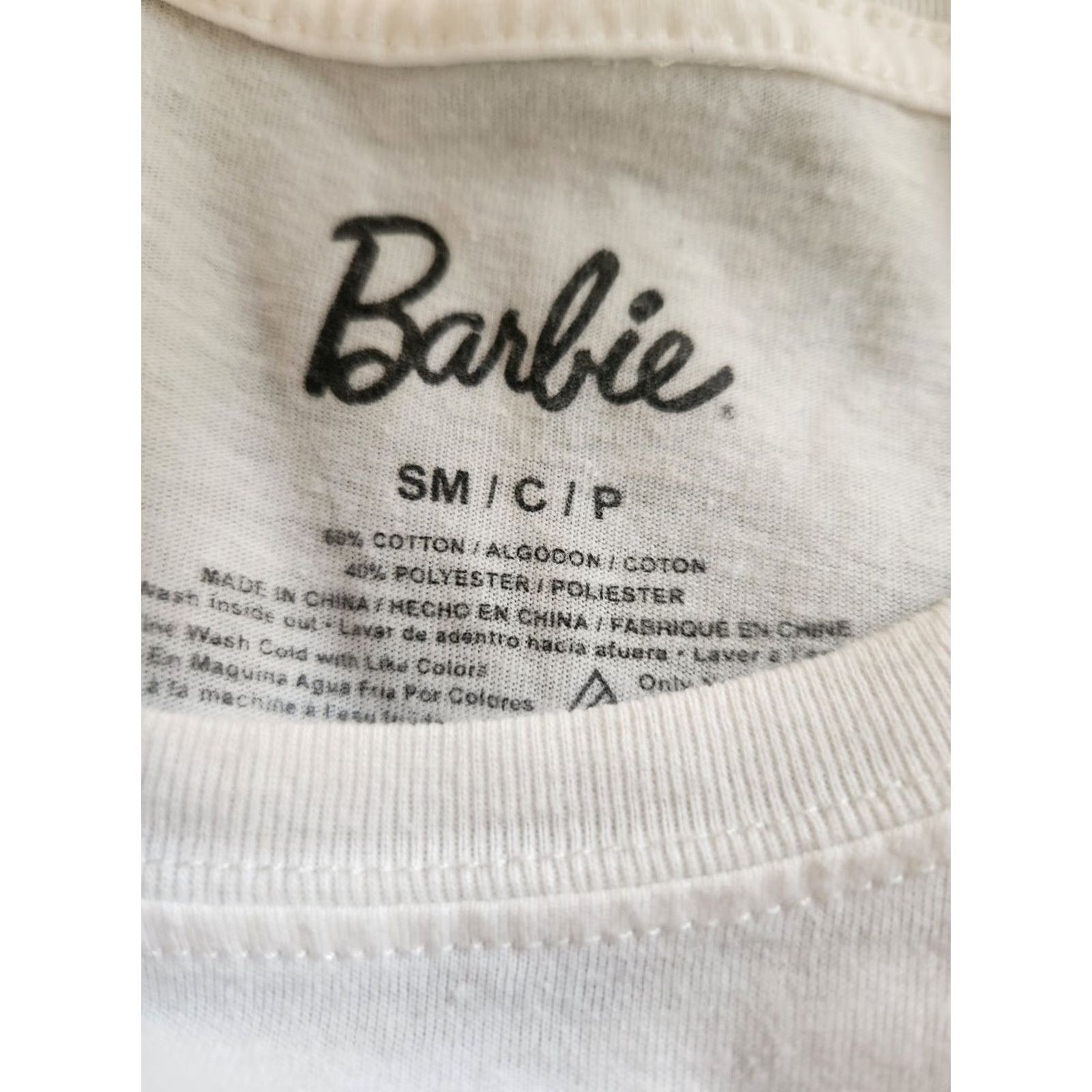 Vintage Barbie 2023 White Movie Logo Short Sleeve T-Shirt Size S Adult Mens Crew Neck Graphic Logo Size US S / EU 44-46 / 1 - 2 Thumbnail