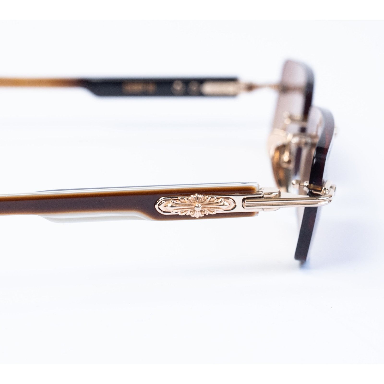 Chrome Hearts Deep III Brown Sunglasses Size ONE SIZE - 5 Thumbnail