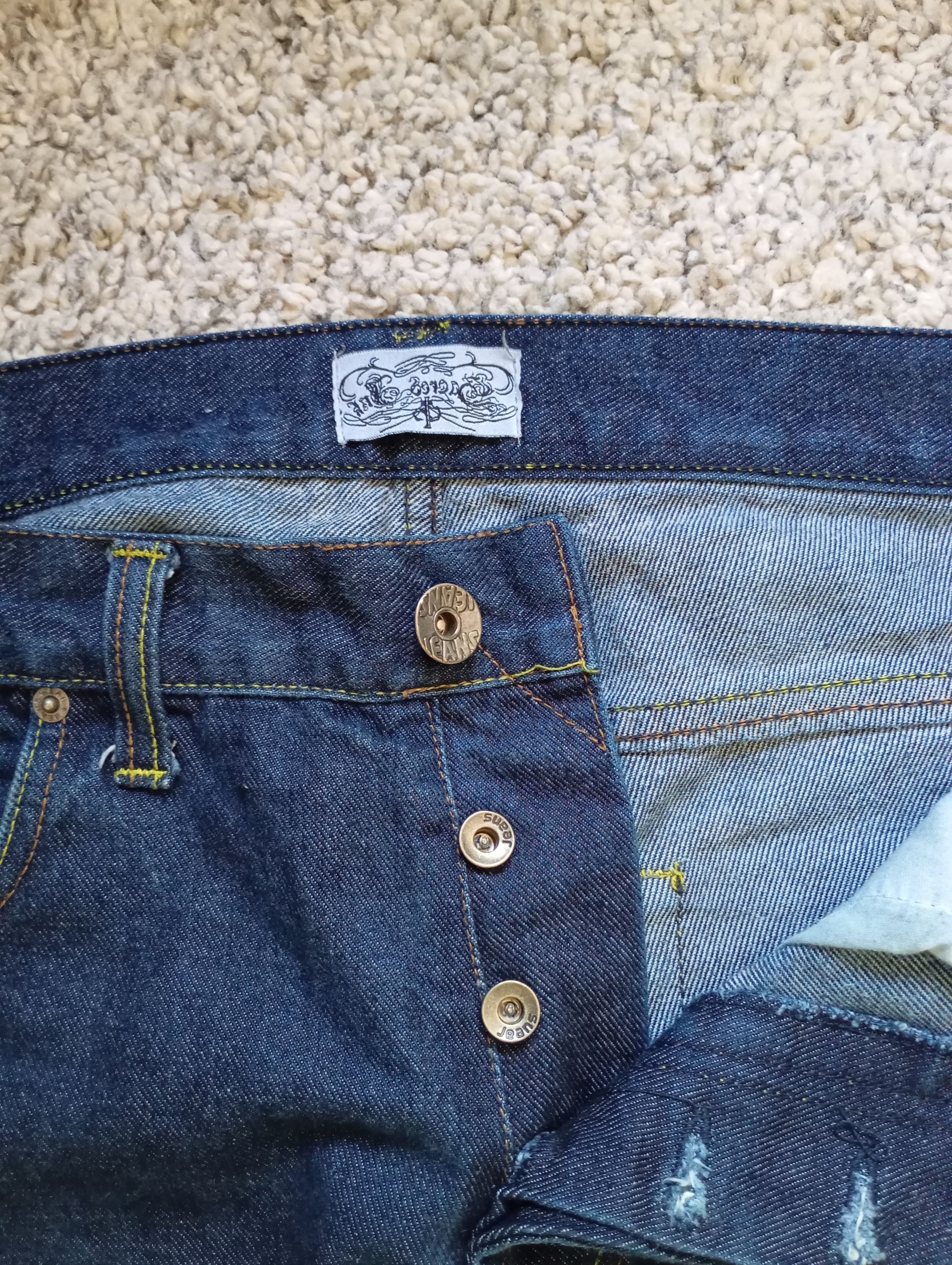 Japanese Brand Streetwear Japanese jeans with embroidered dragon like evisu Size US 28 / EU 44 - 6 Thumbnail