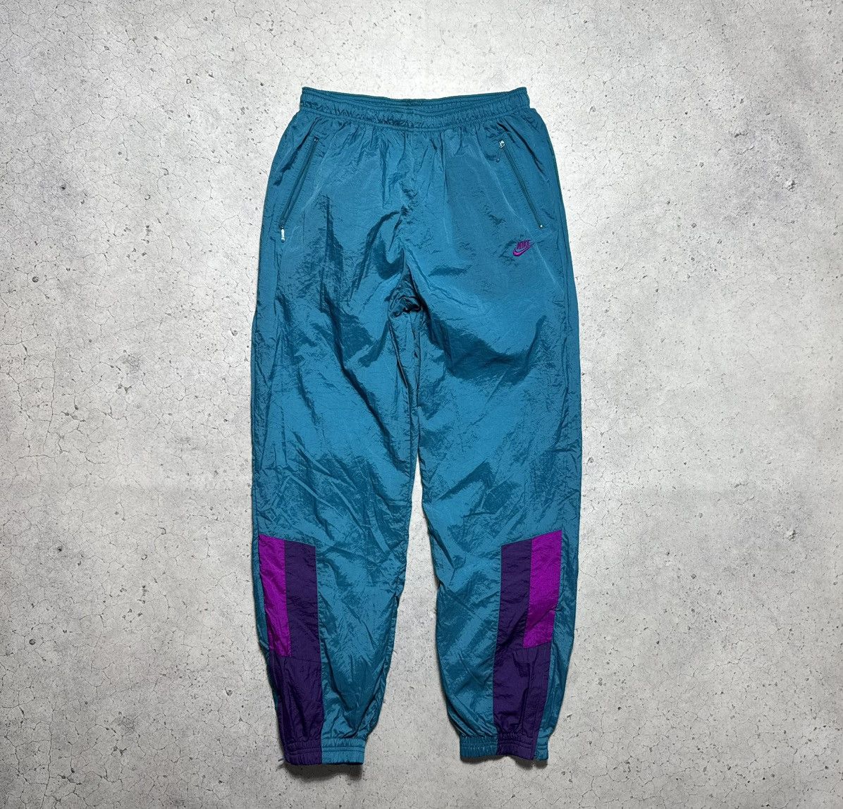 Nike Nike Vintage 80’s 90’s Nylon Track Suit Jacket & Pants Y2K Size US L / EU 52-54 / 3 - 11 Thumbnail