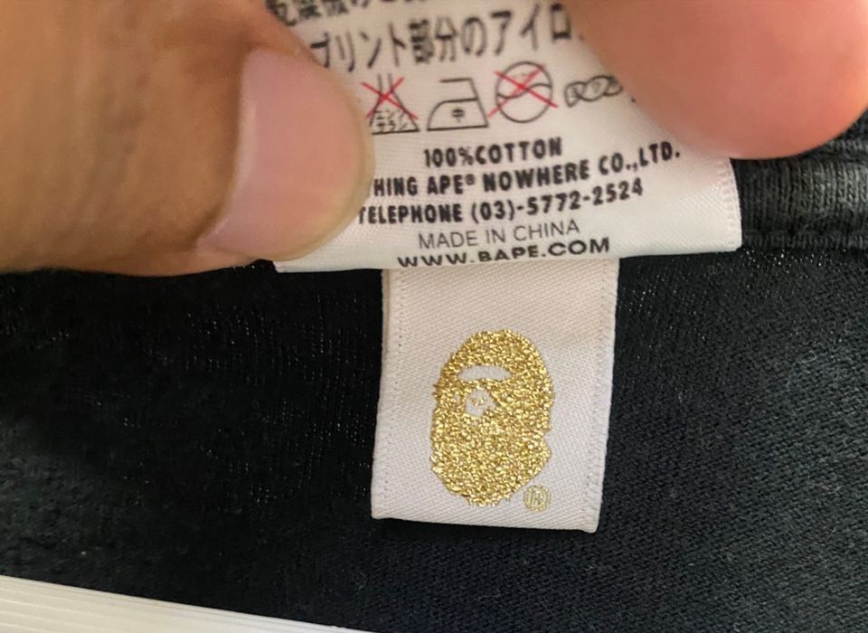 Bape 💥Best Offer💥Vintage A Bathing Ape x Baby Milo Tshirt Size US L / EU 52-54 / 3 - 13 Thumbnail