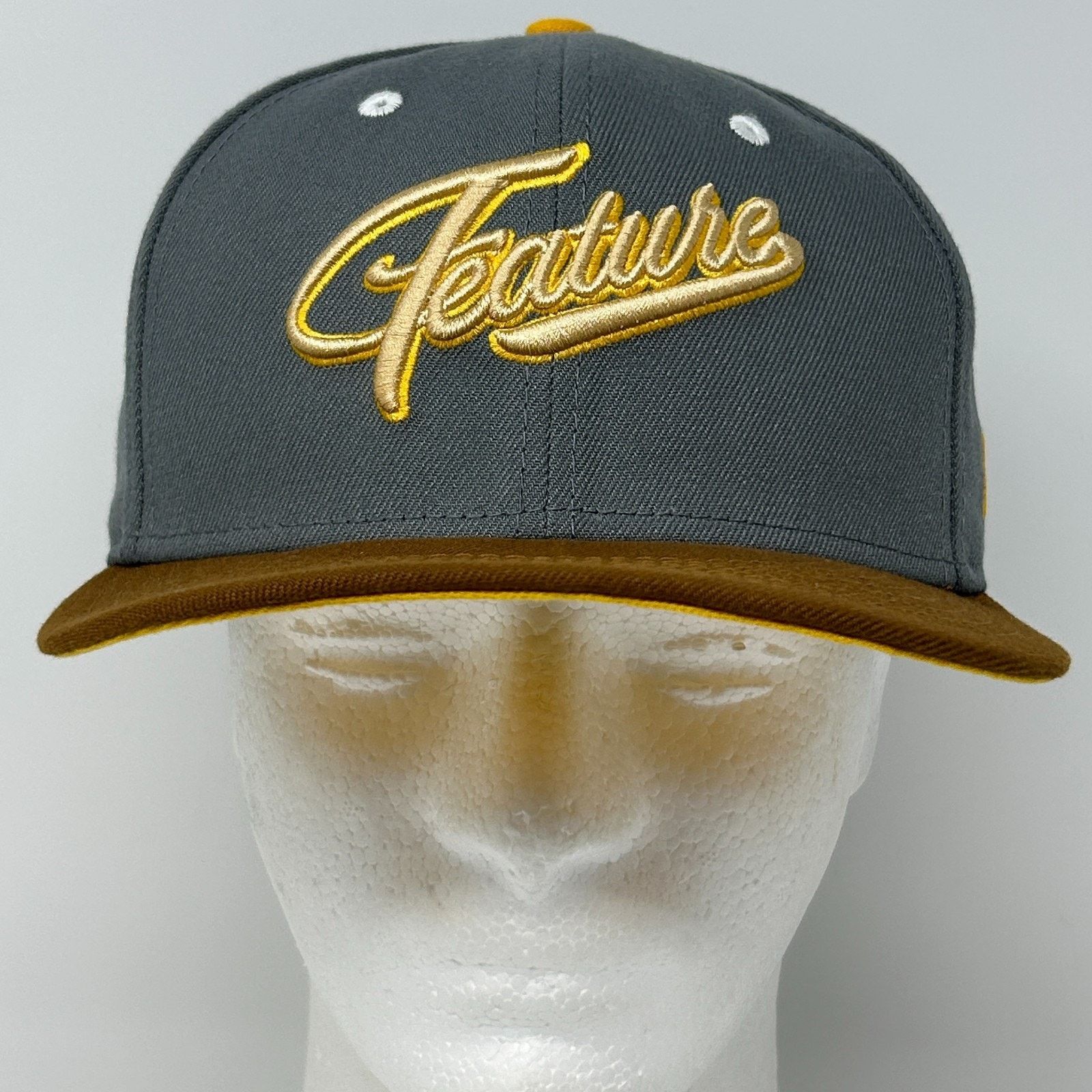 New Era Feature Hat Baseball Cap Spellout New Era 59Fifty 7 3/8 Size ONE SIZE - 2 Thumbnail