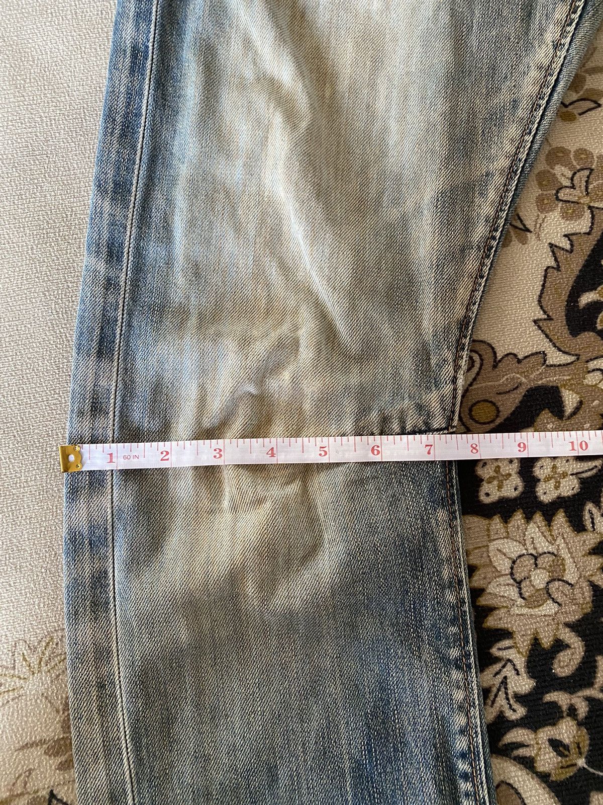Japanese Brand Vintage Japanese Brand Back Number Distressed Denim Size US 28 / EU 44 - 18 Thumbnail