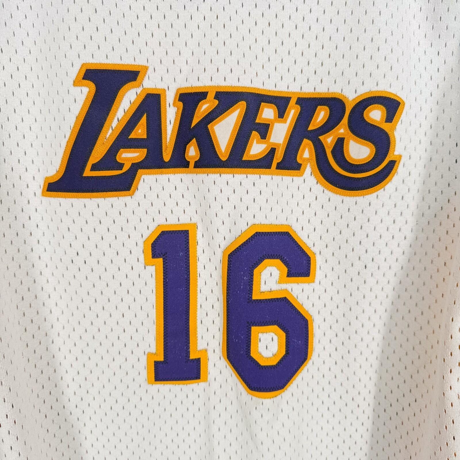 Adidas Los Angeles Lakers Pau Gasol Jersey Adidas Unisex Youth XL Size ONE SIZE - 3 Thumbnail