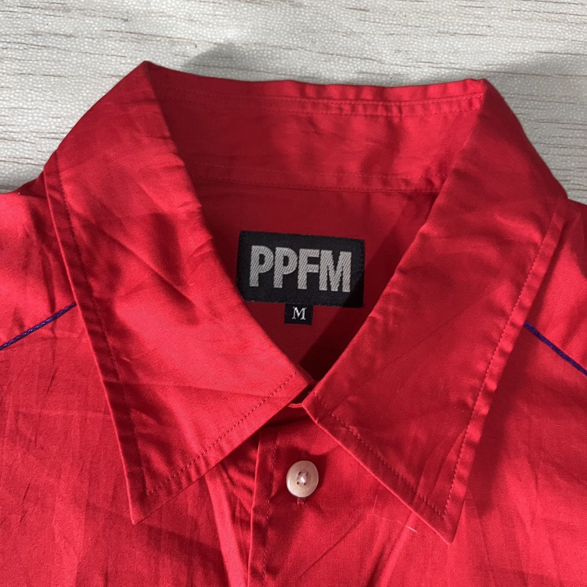 Japanese Brand × PPFM PPFM longshirt button up 🔴 Size US M / EU 48-50 / 2 - 6 Thumbnail