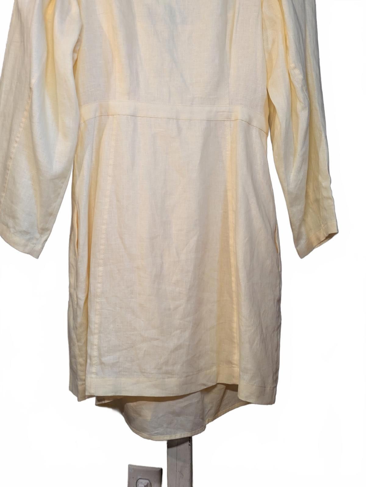 Baum und Pferdgarten Baum Und Pferdgarten Abrial Linen Mini Wrap Dress Size M / US 6-8 / IT 42-44 - 5 Thumbnail