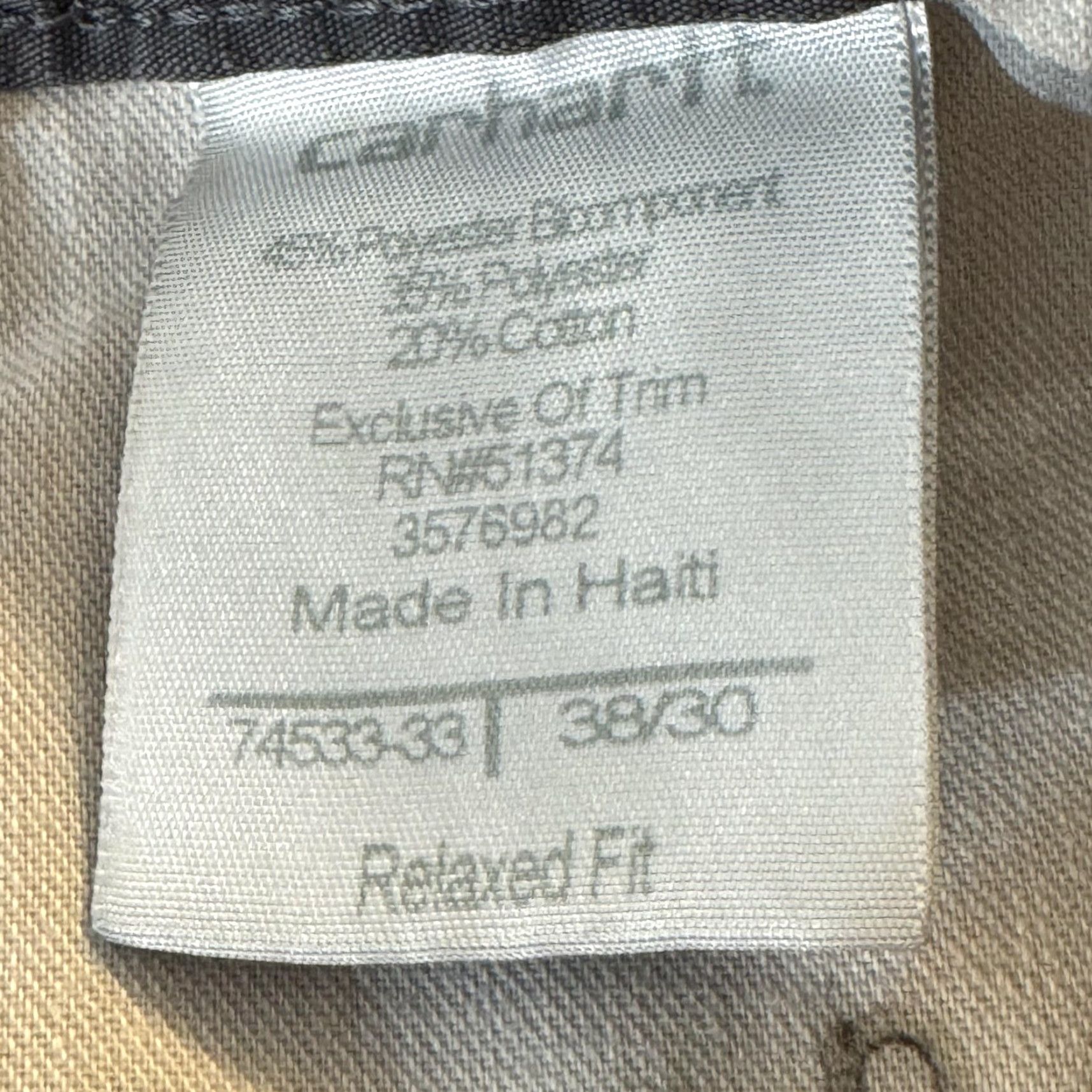 Carhartt VINTAGE Carhartt Pants Mens 40x30 Gray Ripstop Relaxed Fit Work Utility Pockets Size US 38 / EU 54 - 6 Thumbnail