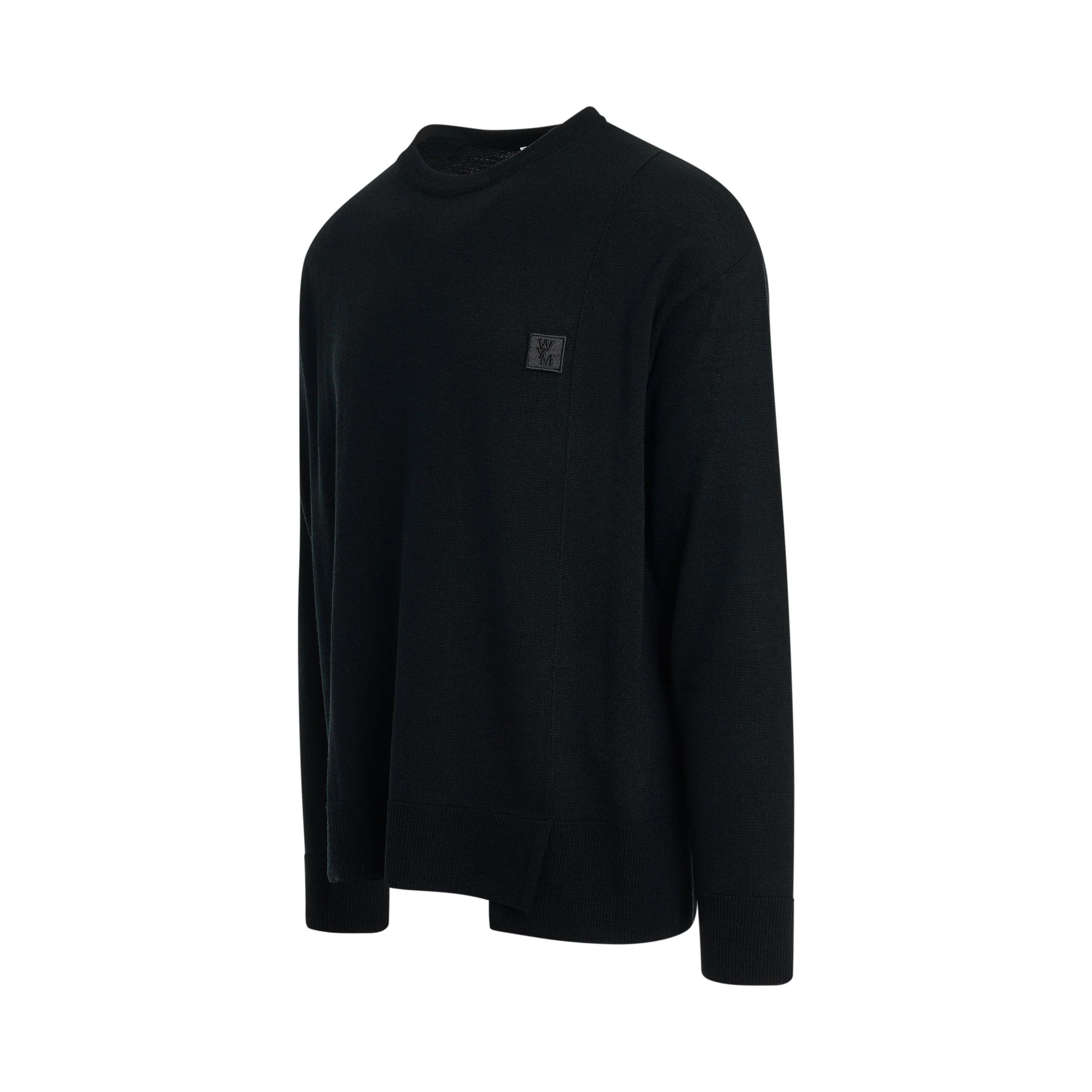 Wooyoungmi o1mris0824 Knit Sweater in Black Size US L / EU 52-54 / 3 - 2 Thumbnail