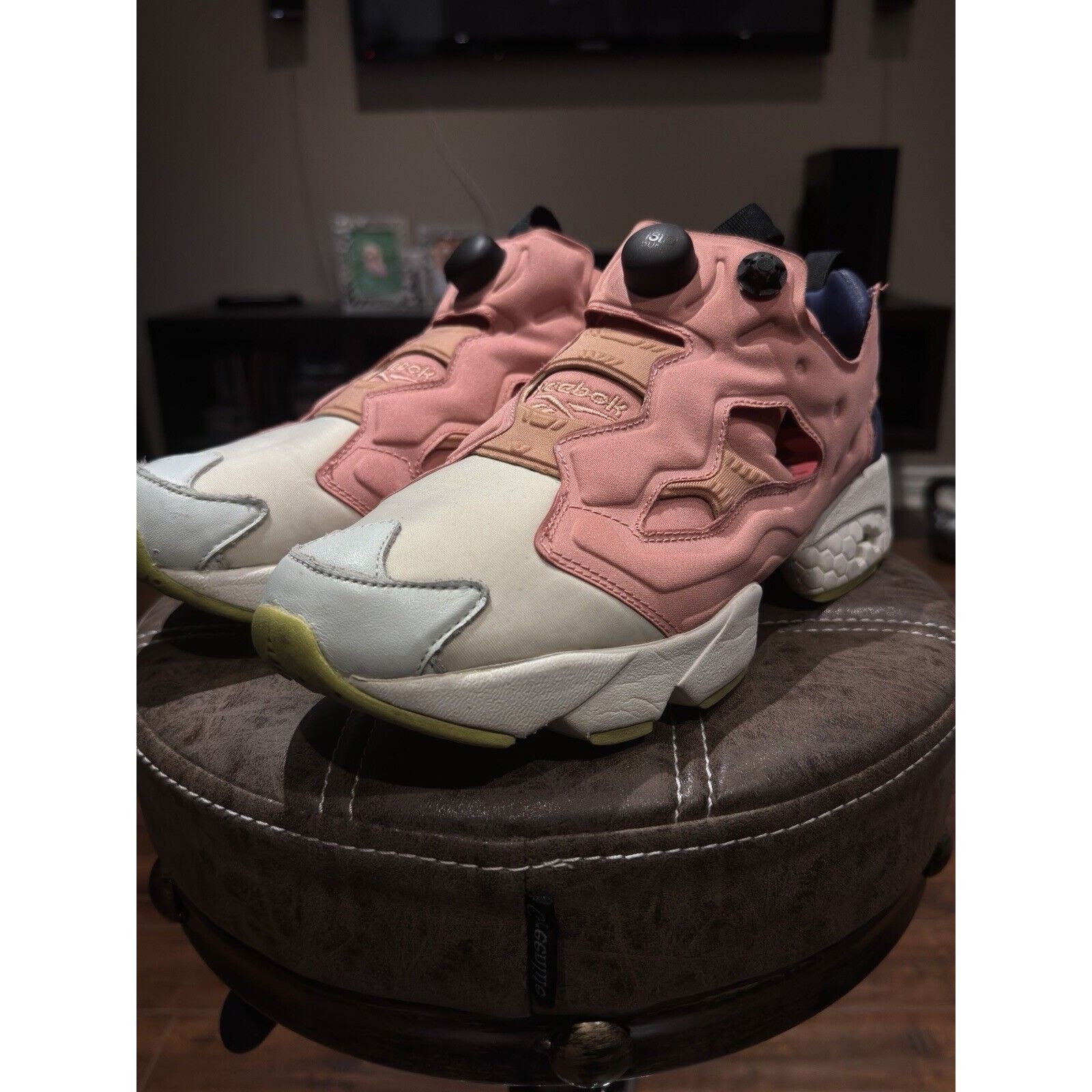 Reebok Reebok Instapump Fury Face Pink UK 8 EU 42 Sneakers Size US 8 / IT 38 - 4 Thumbnail