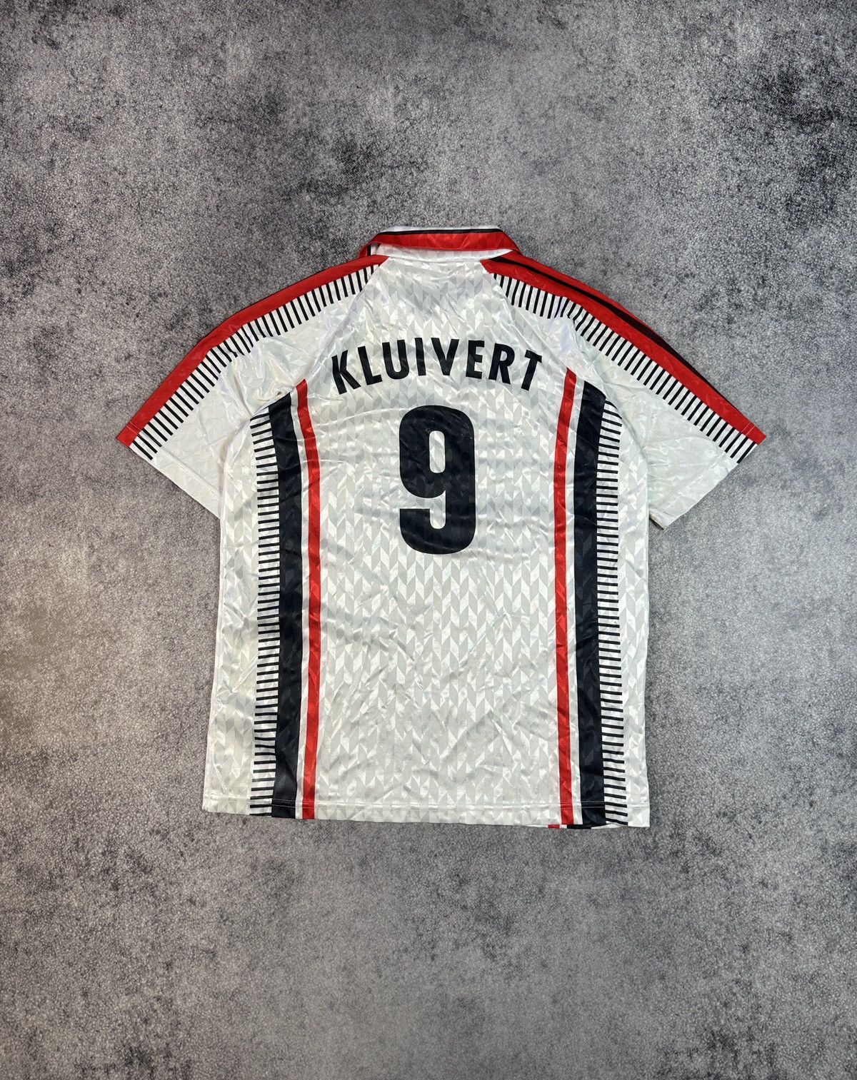 Vintage Vintage Milan Kluivert 9 Soccer Jersey Blokecore Rare Style Size US XL / EU 56 / 4 - 1 Thumbnail