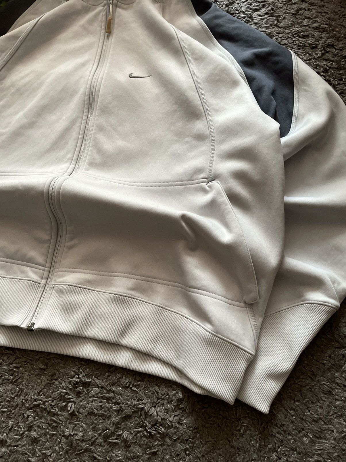Nike × Vintage 00s Nike Full-Zip Hoodie Streetwear Vinatge Logo Swoosh Rare Size US XL / EU 56 / 4 - 6 Thumbnail