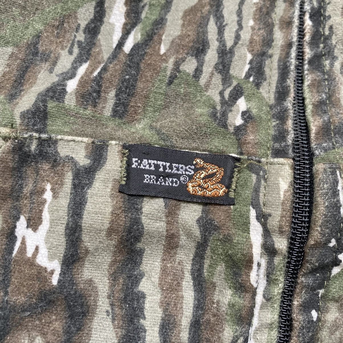 Vintage 1990s-Rattlers Brand Real Tree Camou Flage Bomber Jacket Size US M / EU 48-50 / 2 - 8 Thumbnail