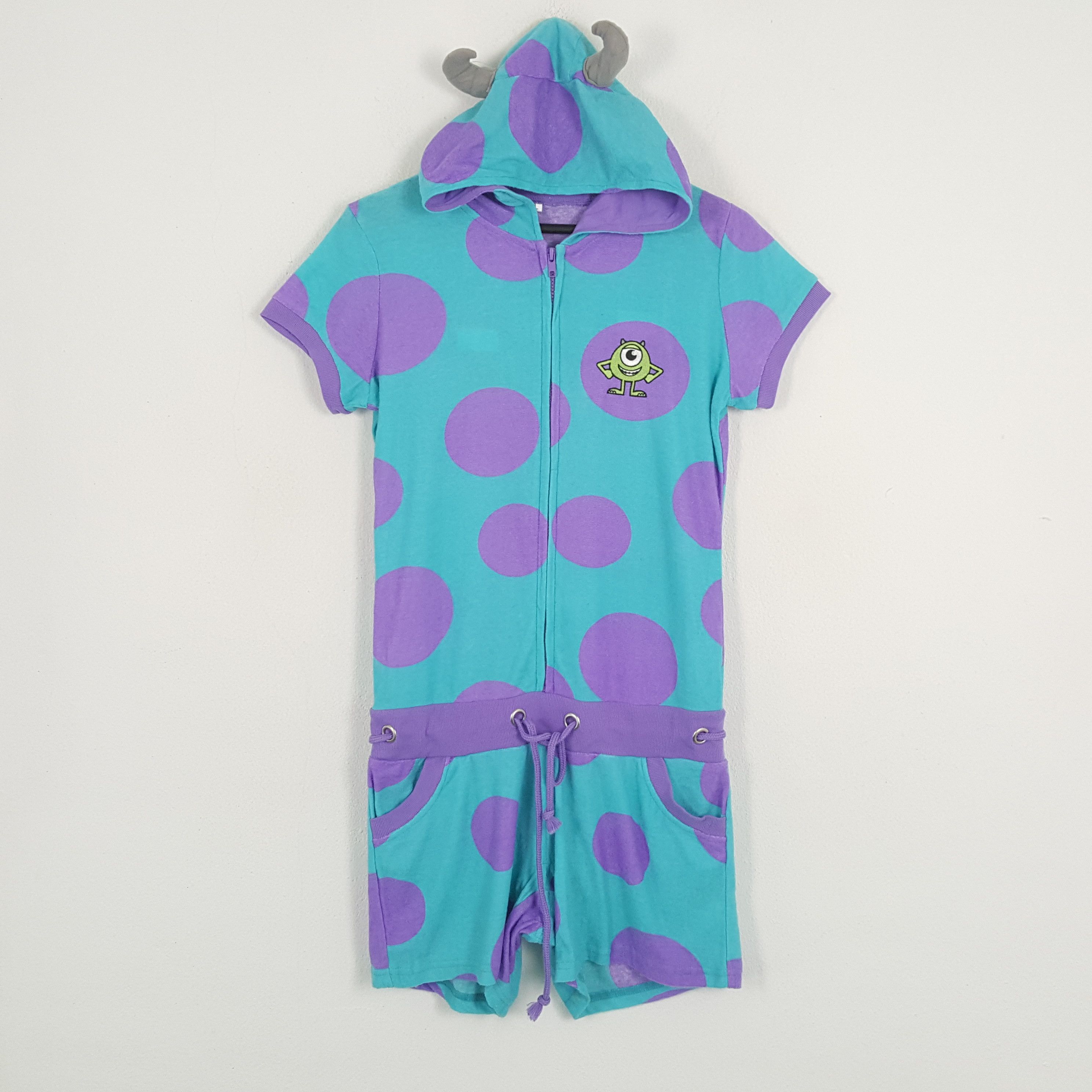 Disney × Vintage MONSTER DISNEY Cartoon Character Costume Hoodies Size XS / US 0-2 / IT 36-38 - 1 Thumbnail