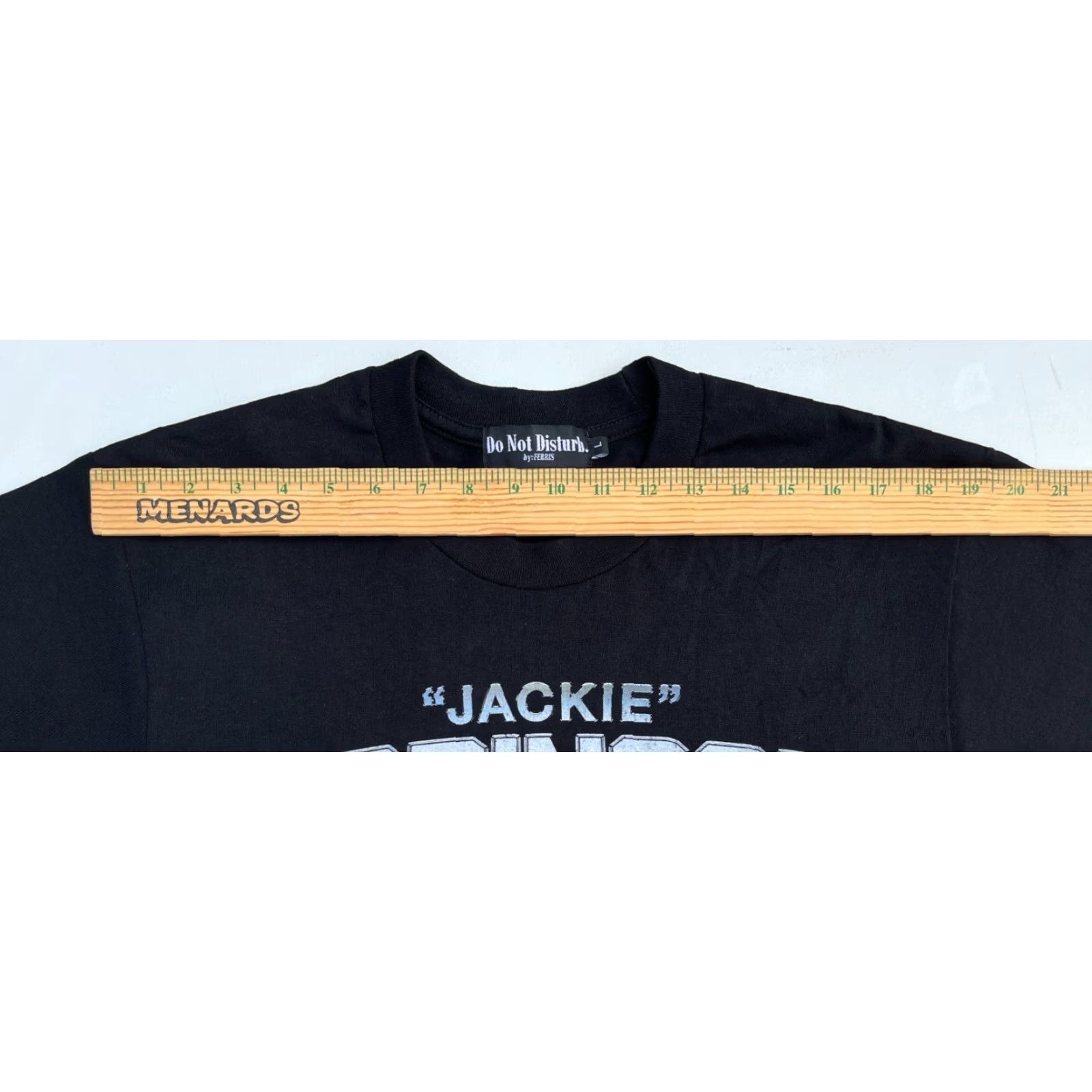 Disturbia Do Not Disturb Nike Shirt Mens 42 HC Negro Leagues Jackie Robinson 42 HC Negro Leagues T-Shirt Size L Black Crew Neck Short Sleeve Easy Care Size US L / EU 52-54 / 3 - 6 Thumbnail