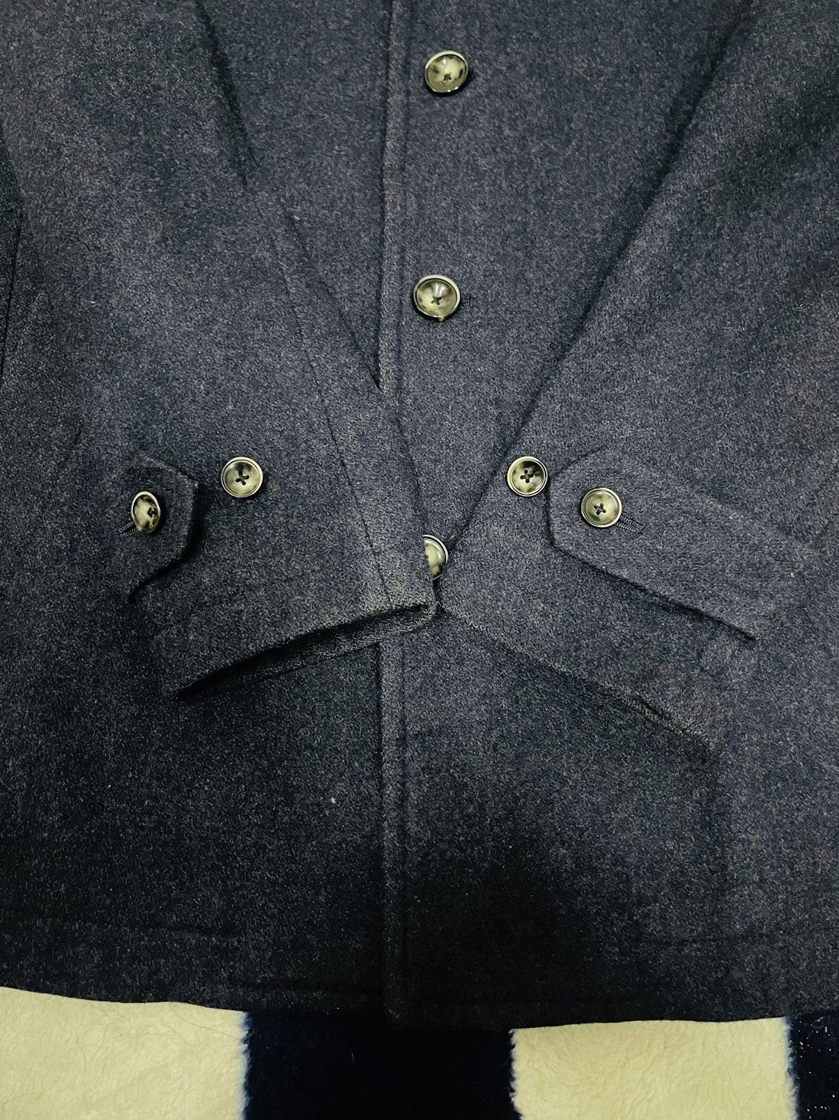 Japanese Brand × Takeo Kikuchi Takeo Kikuchi Wool Button Up Jacket (08) Size US L / EU 52-54 / 3 - 8 Thumbnail