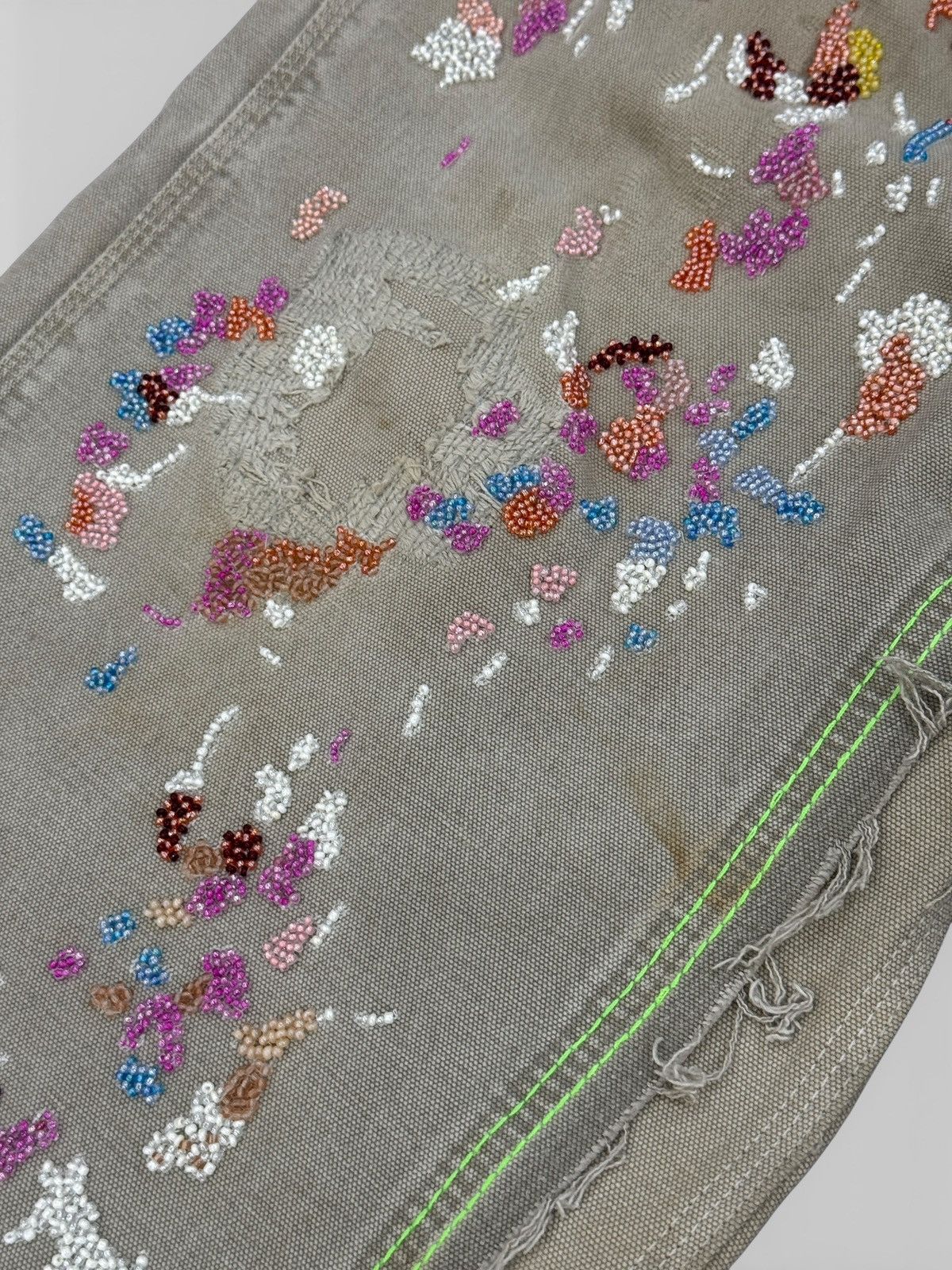 Better With Age Better With Age Hand-Beaded Double-Wide Pants 1 OF 1 Size US 30 / EU 46 - 4 Thumbnail