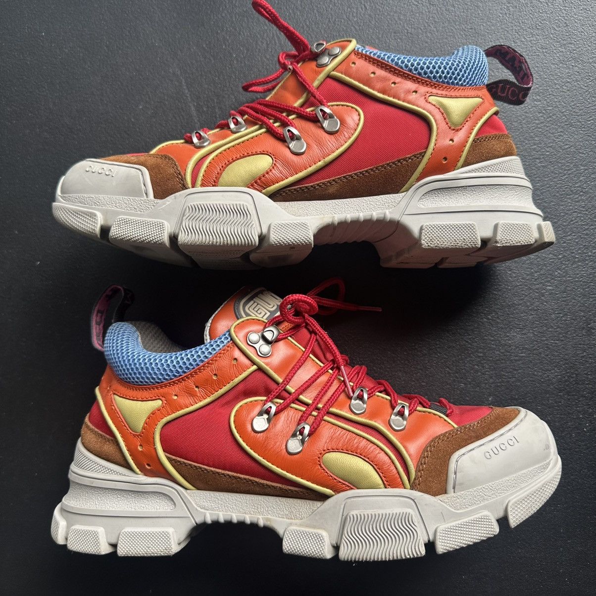 Gucci Men’s Gucci Flashtrek Sneaker Boot Multi Color Size US 10 / EU 43 - 1 Thumbnail