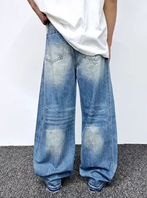 Jean American high street banana casual machete jeans Size US 32 / EU 48 - 4 Thumbnail