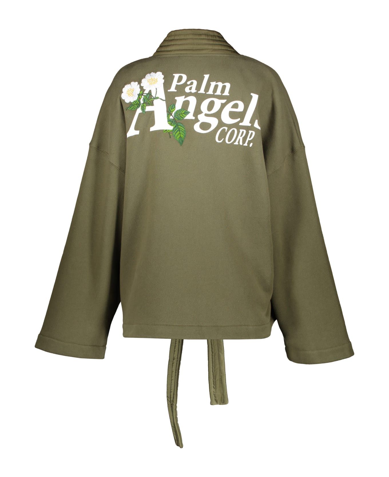 Palm Angels o1y1125 Pea Coat in Military Green Size S / US 4 / IT 40 - 2 Thumbnail