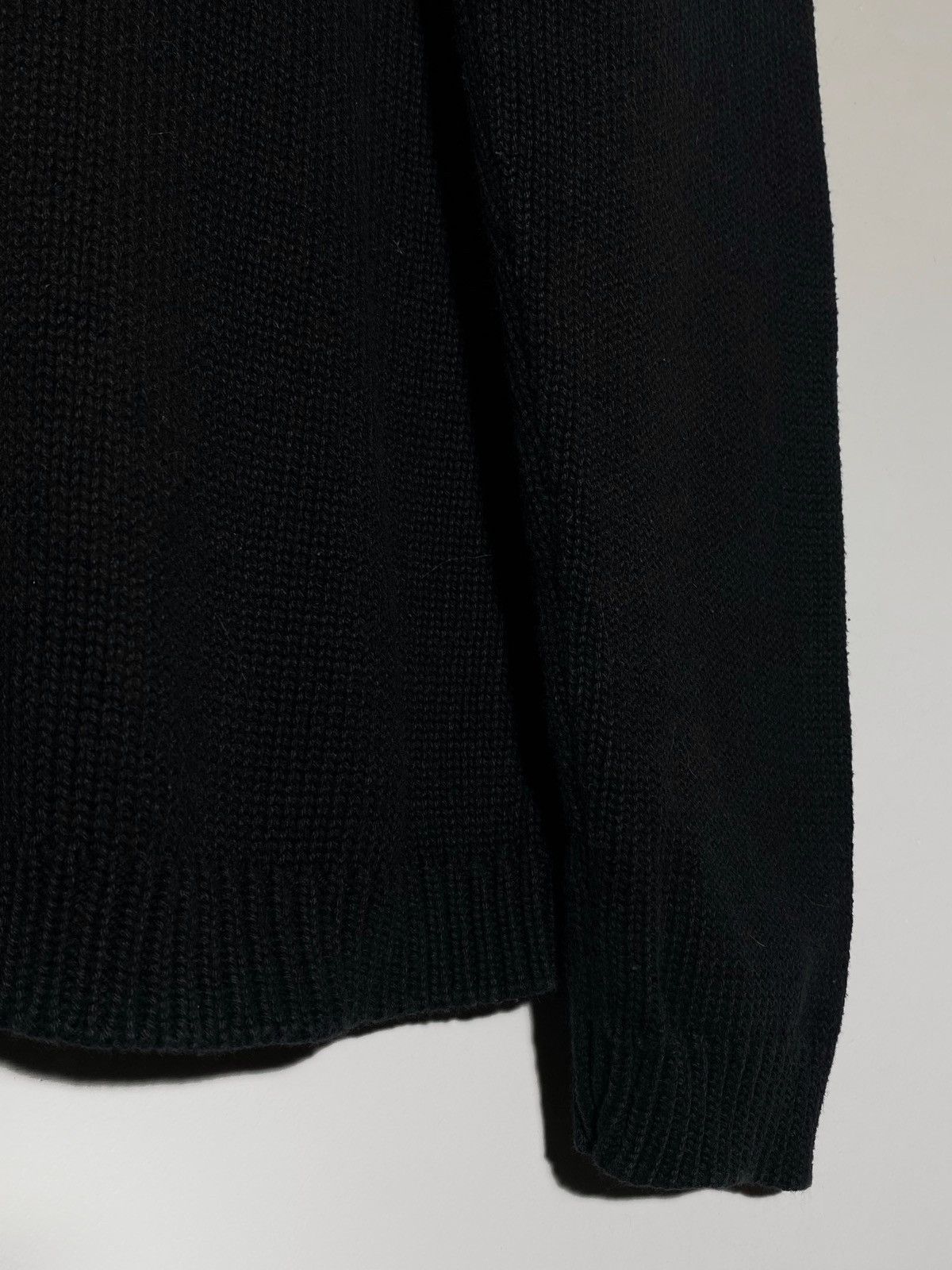 Saint Laurent Paris Saint Laurent Jeans YSL Men’s Cotton Black Sweater Size US M / EU 48-50 / 2 - 12 Thumbnail