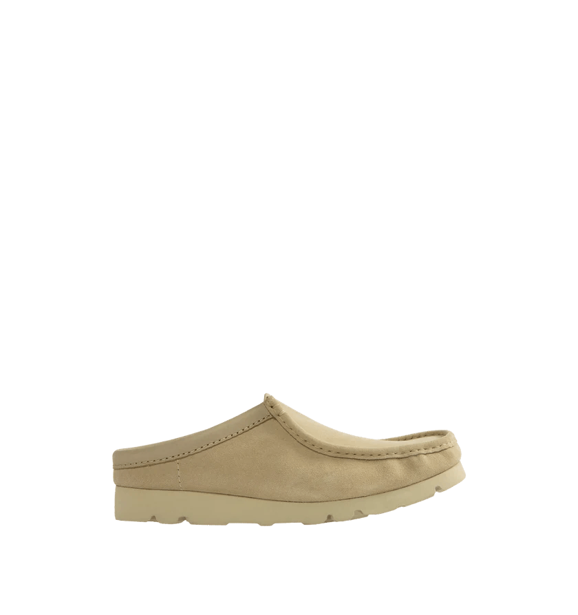 o1h1sh10525 Wallabee Slip Shoes in Beige