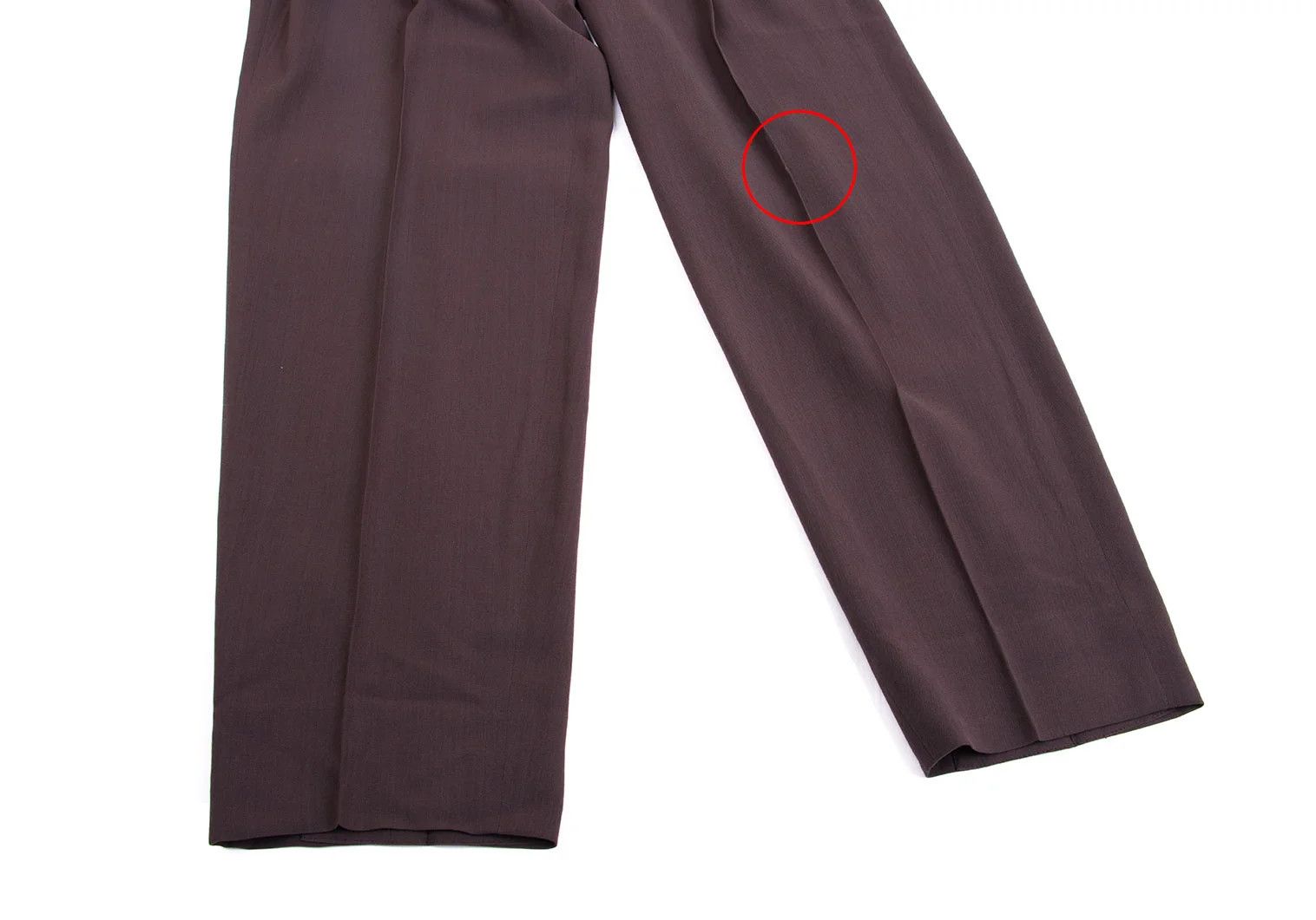 Jean Paul Gaultier Wool Tuck Pants in Brown, Size 48 Size US 32 / EU 48 - 6 Thumbnail