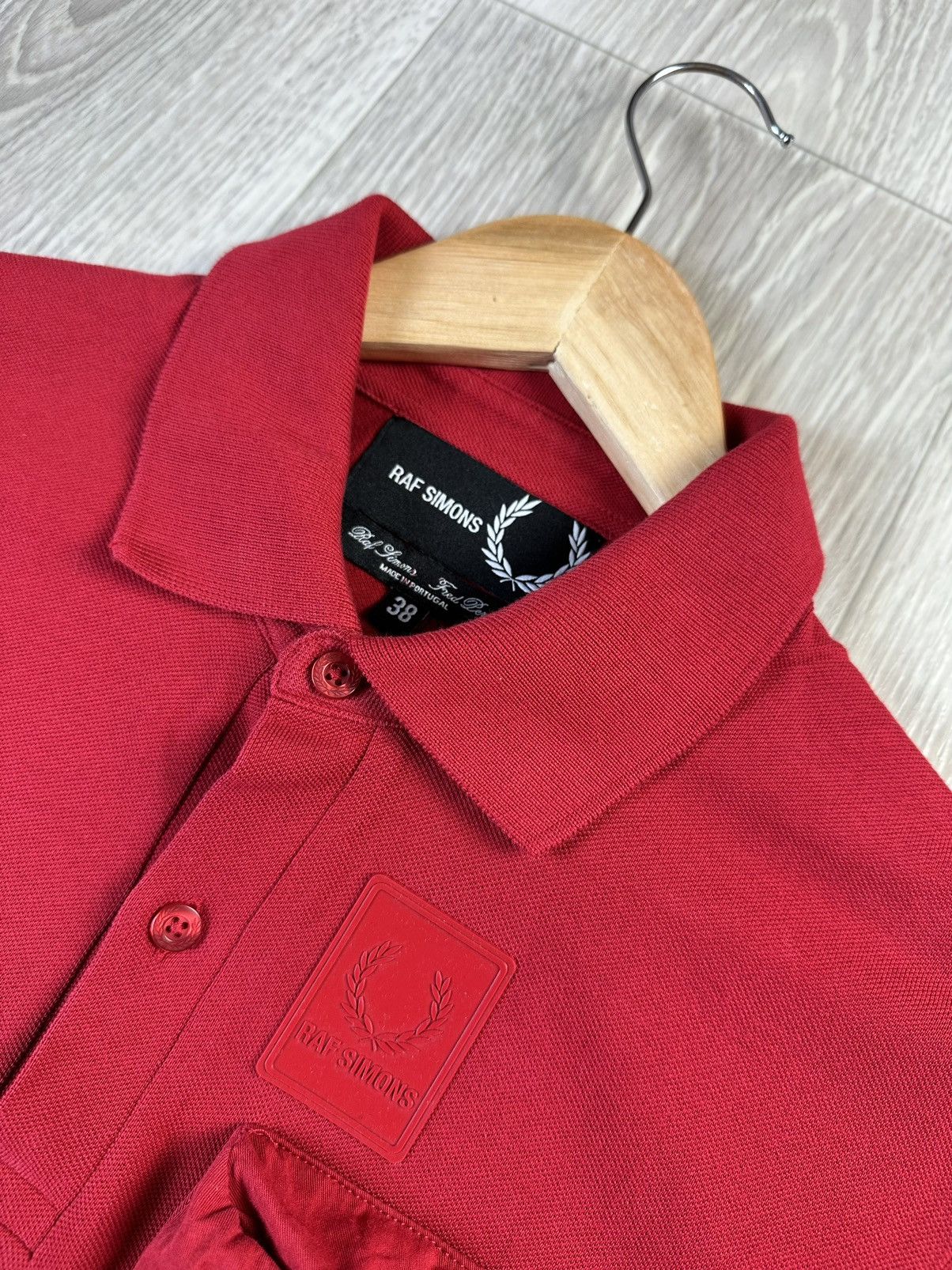Fred Perry × Raf Simons RAF SIMONS X FRED PERRY Pocket Red Polo Size US S / EU 44-46 / 1 - 3 Thumbnail