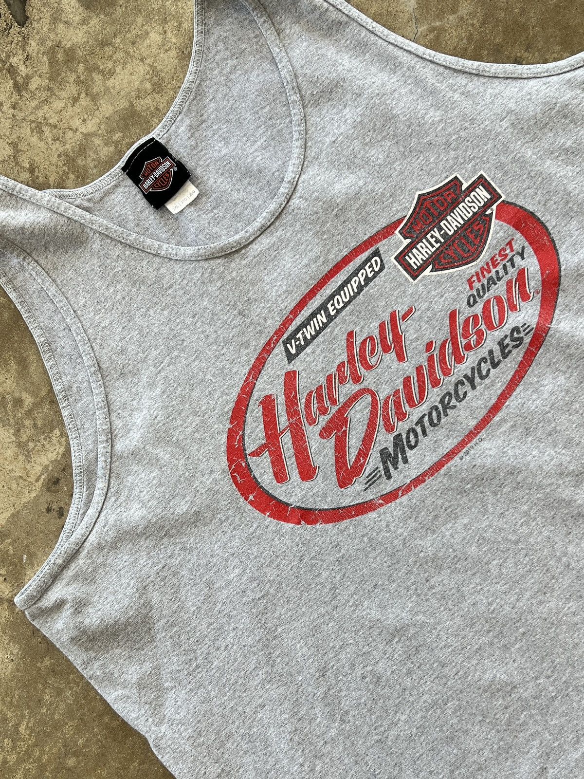 Harley Davidson × Vintage Vintage Harley Davidson V-Twin Equipped Motorcycle Tank XXL Size US XXL / EU 58 / 5 - 1 Thumbnail