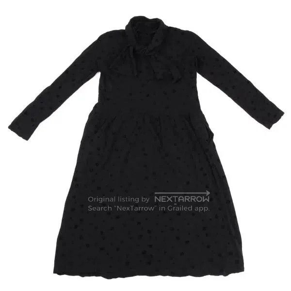 Comme des Garcons Comme Des Garcons size F Dark vintage polka dot dress Size S / US 4 / IT 40 - 3 Thumbnail