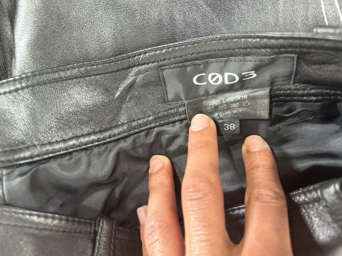 C2H4 C2H4 Black Lambskin Leather Pants Size US 38 / EU 54 - 7 Thumbnail