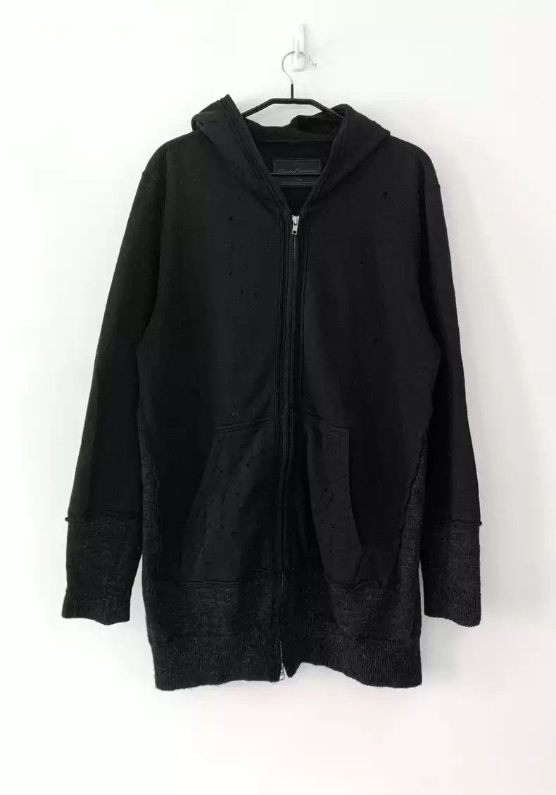 undercover but Splicing breaks a long hoodie coat