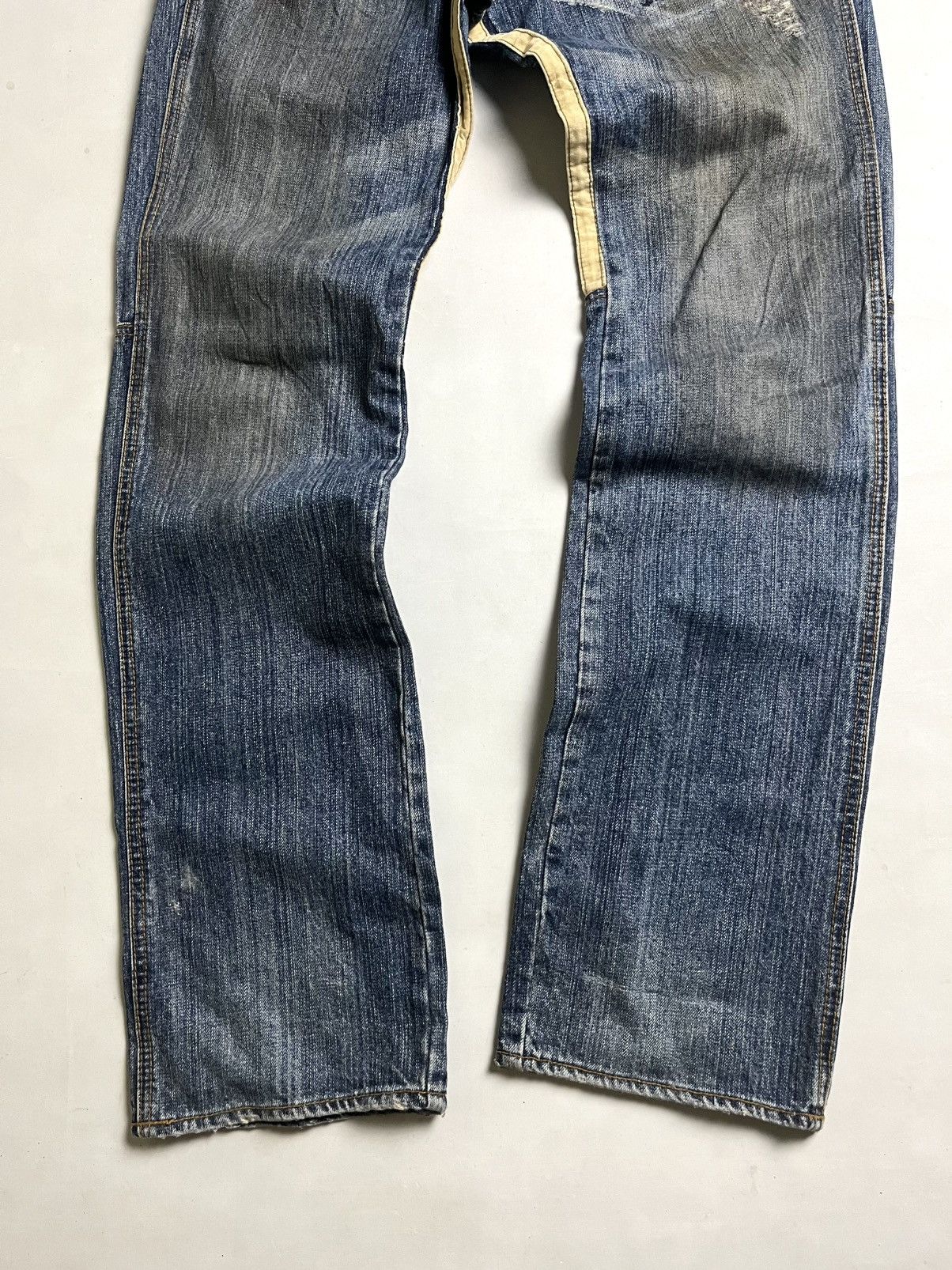 Number (N)ine 💸ACCEPT BINDING💸PPFM SS 06 Distresss Denim Size US 29 - 6 Thumbnail