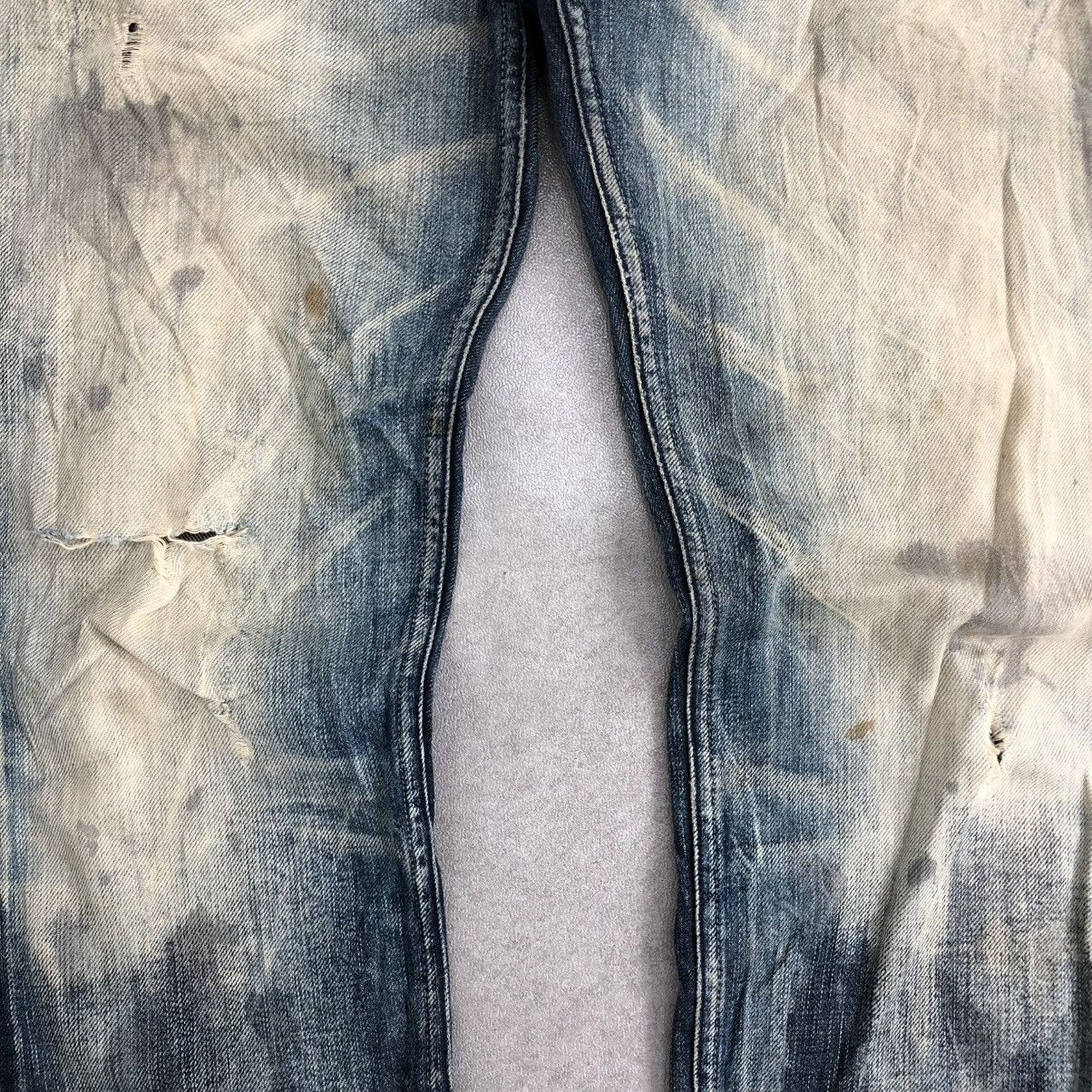 Diesel × If Six Was Nine × Le Grande Bleu (L.G.B.) 🇮🇹 2000s Diesel Industry Koolter Distressed Faded Jeans Size US 29 - 5 Thumbnail