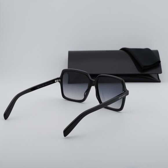 Saint Laurent Paris Saint Laurent SL174 001 Sunglasses Black Square Frame Size ONE SIZE - 11 Thumbnail