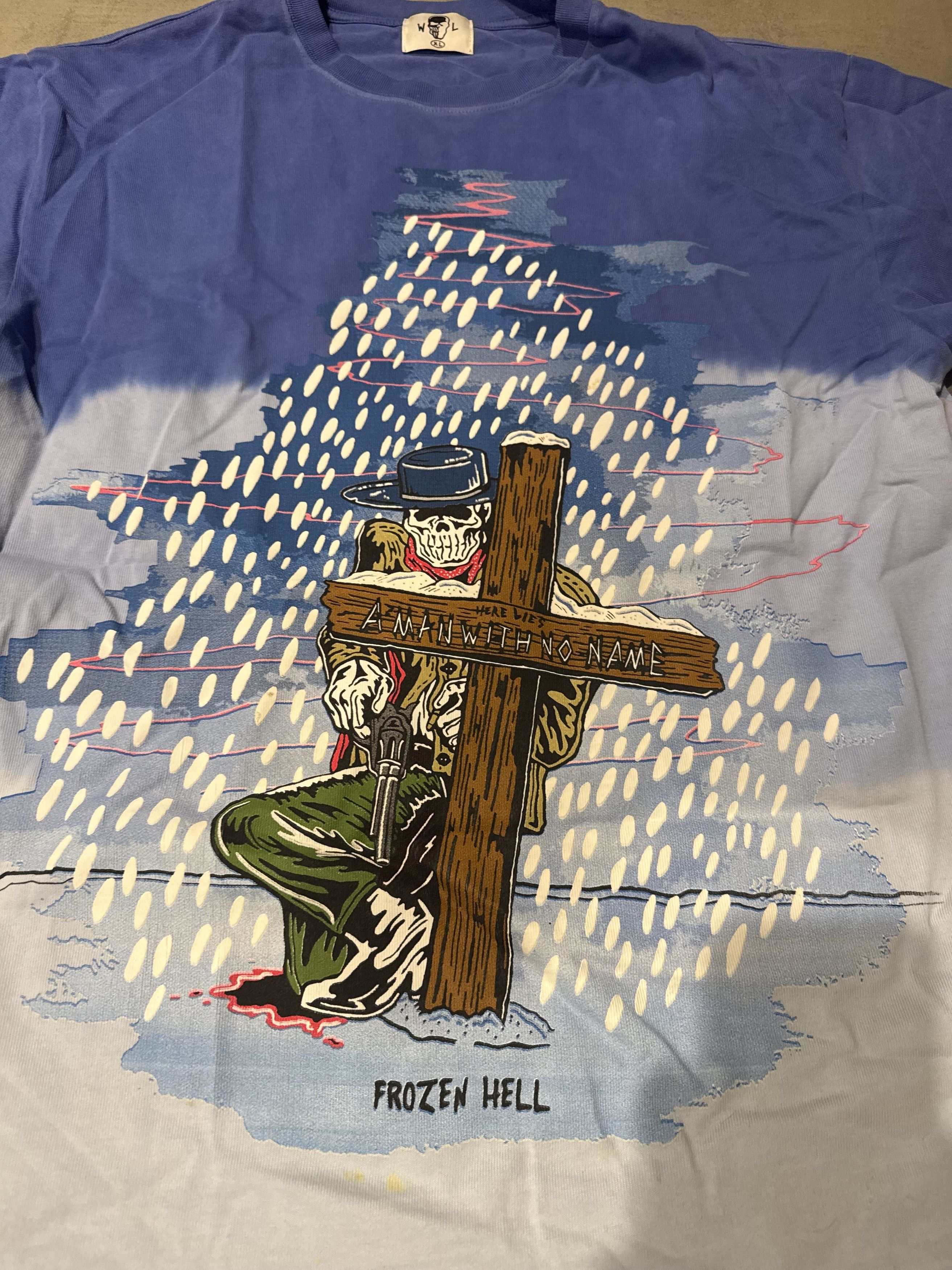 Warren Lotas Frozen Hell Tie Dye T-Shirt Size US XL / EU 56 / 4 - 3 Thumbnail
