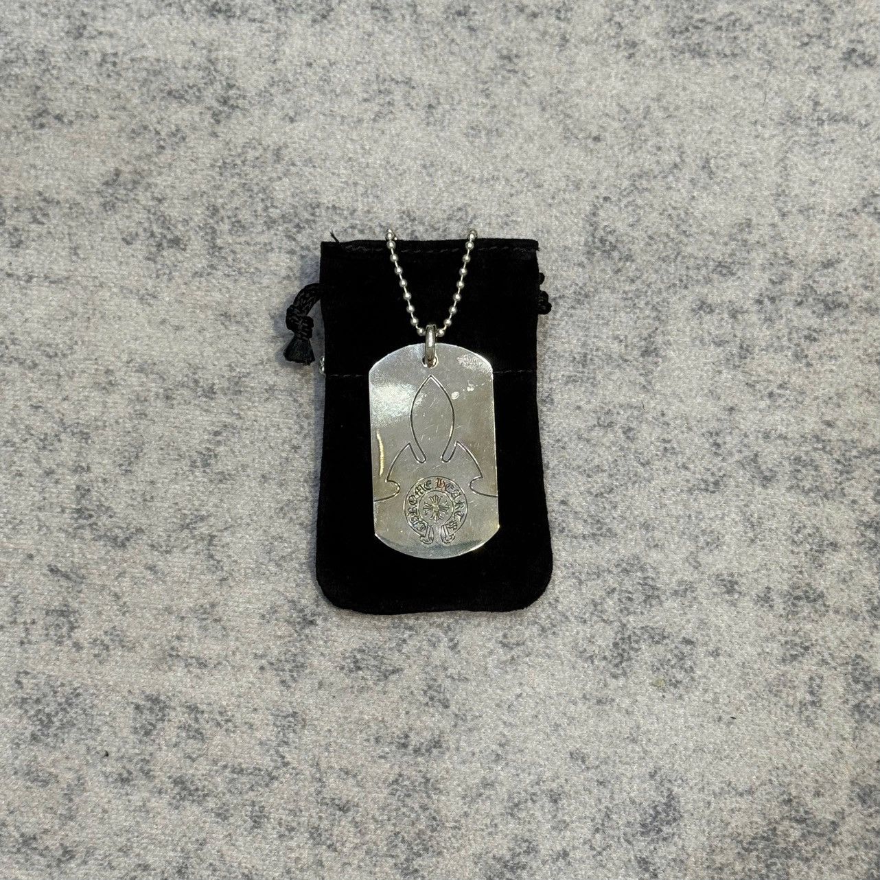 Chrome Hearts Chrome Hearts FLERKNEE Dog Tag silver Size ONE SIZE - 2 Thumbnail