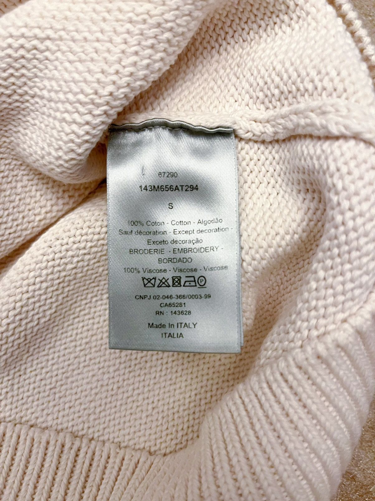 Dior Dior Short-Sleeve Knit Top Size US S / EU 44-46 / 1 - 4 Thumbnail